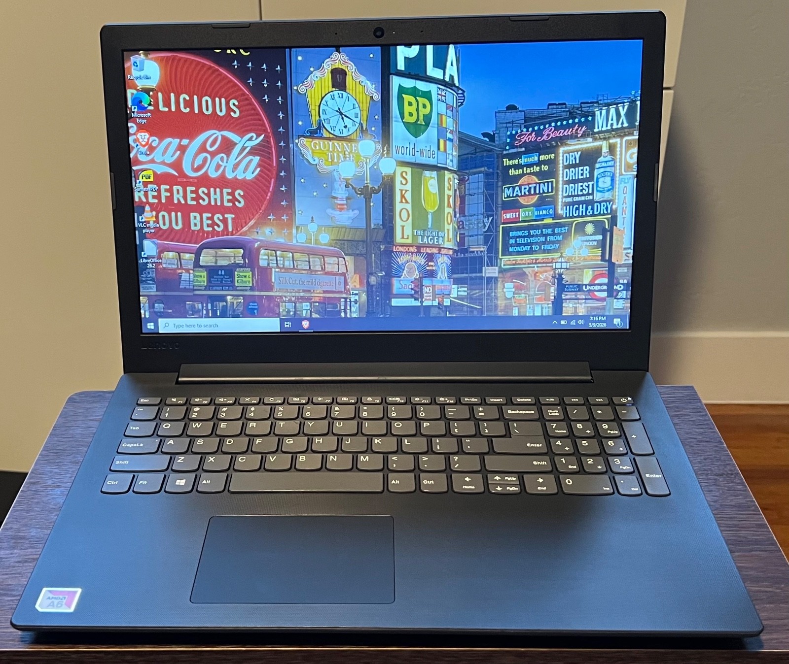 Lenovo IdeaPad 130-15AST – WXGA – AMD A6-9225 – 4GB RAM – 250GB SSD – Black