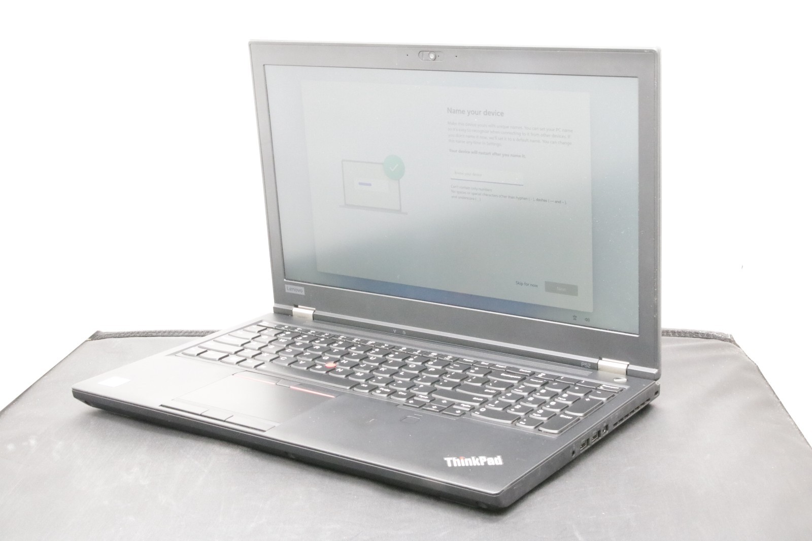 Lenovo ThinkPad P52 – i7-8850H – 16GB, 512GB, Windows 11 +Adapter