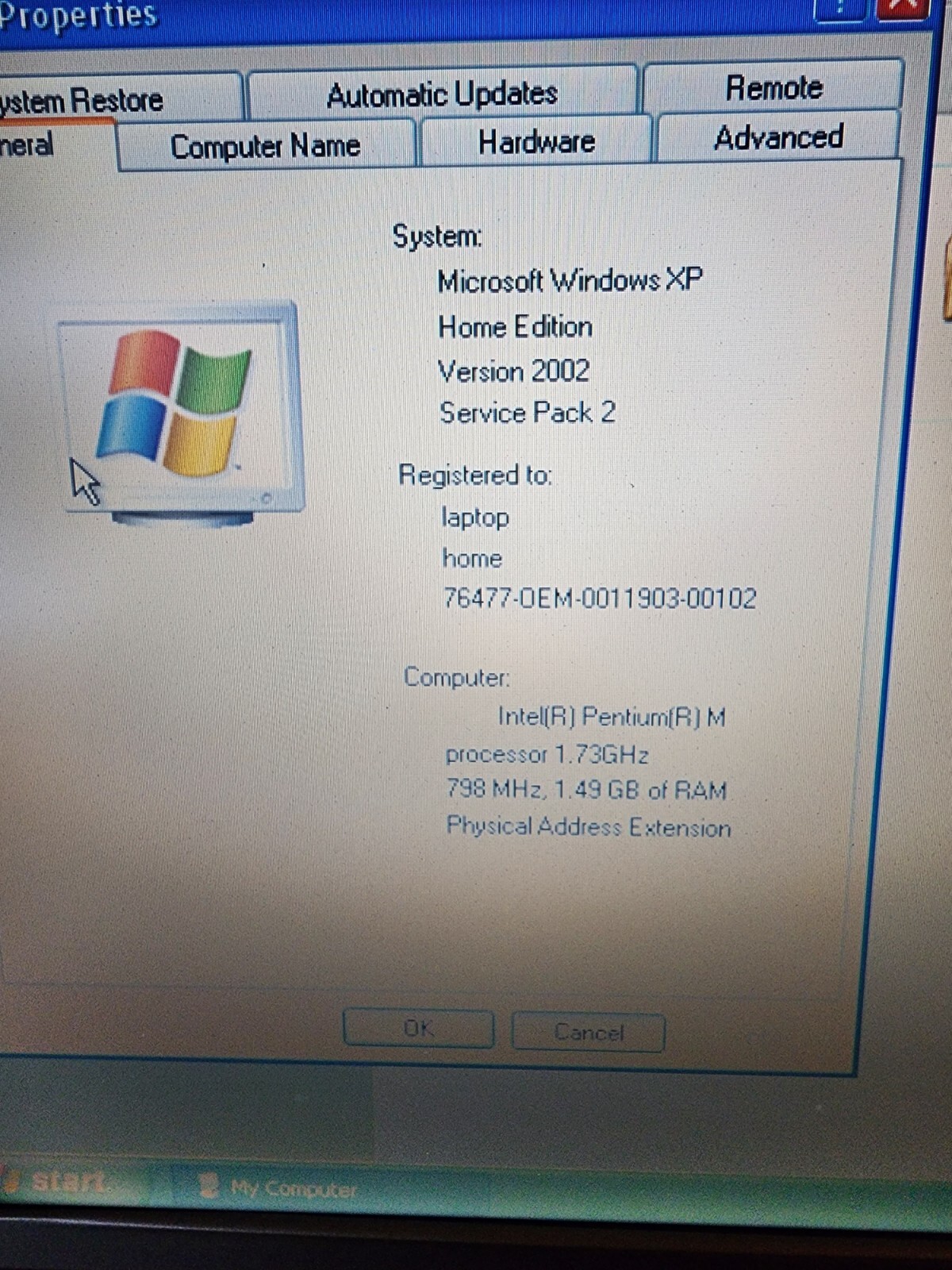 Dell Laptop Latitude D610 Model PP11L 80GB HDD Pentium M Tested Please Read