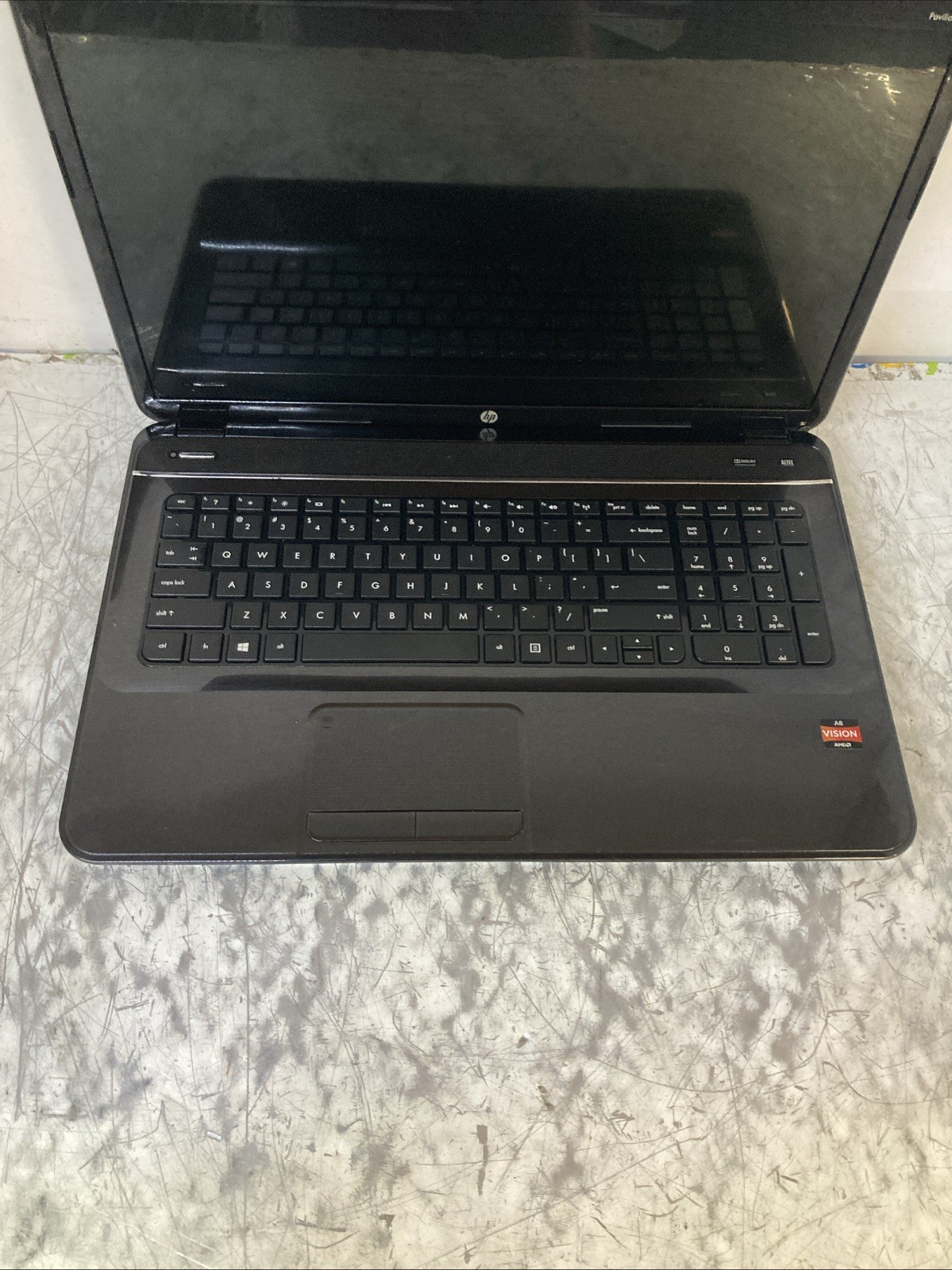 HP Pavilion Laptop g7 AMD A8-4500M 1.90GHz no RAM/HDD Boot to BIOS