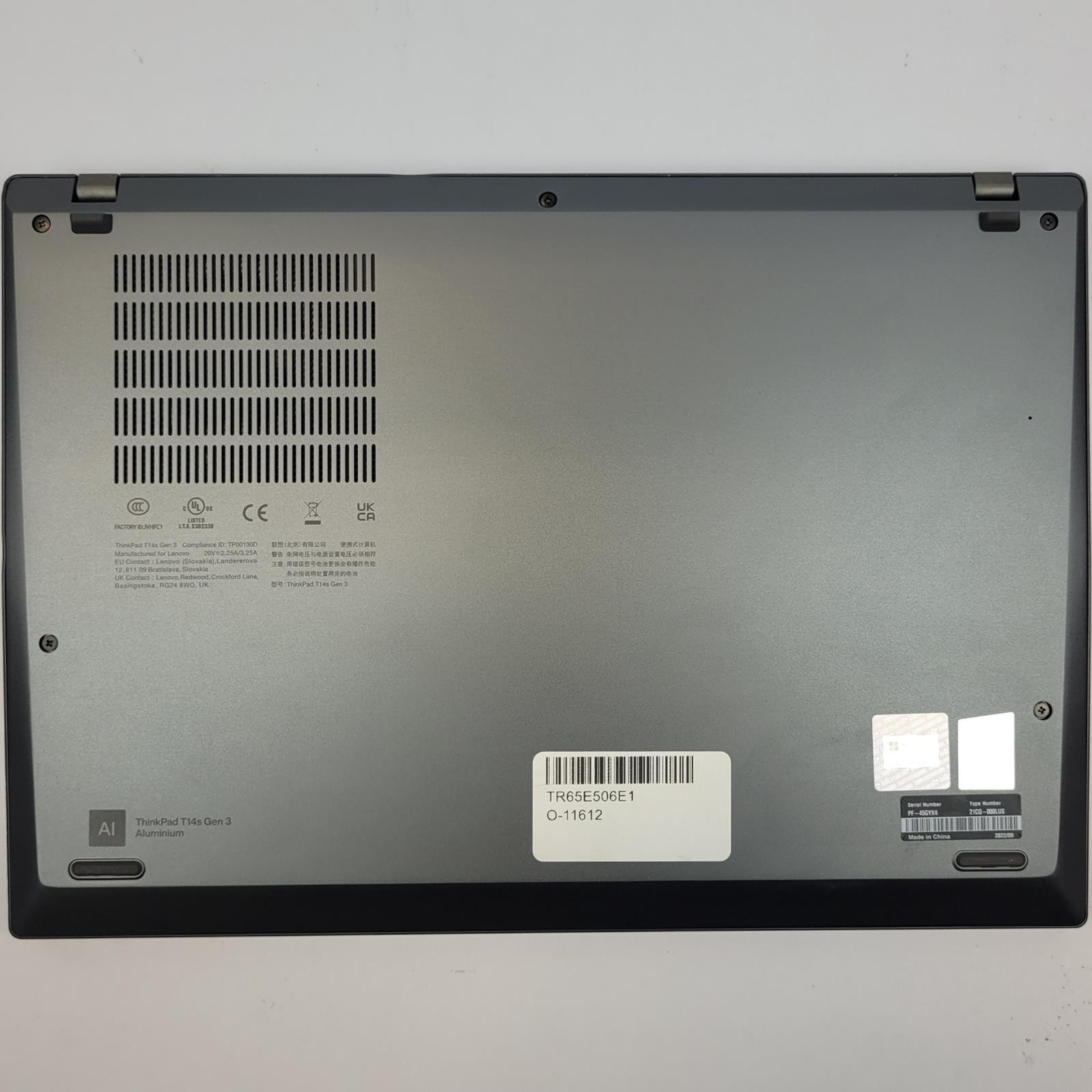 LENOVO ThinkPad T14s G3 Win 11 R7 PRO 6850U 16GB RAM 512GB NVME | Grade B