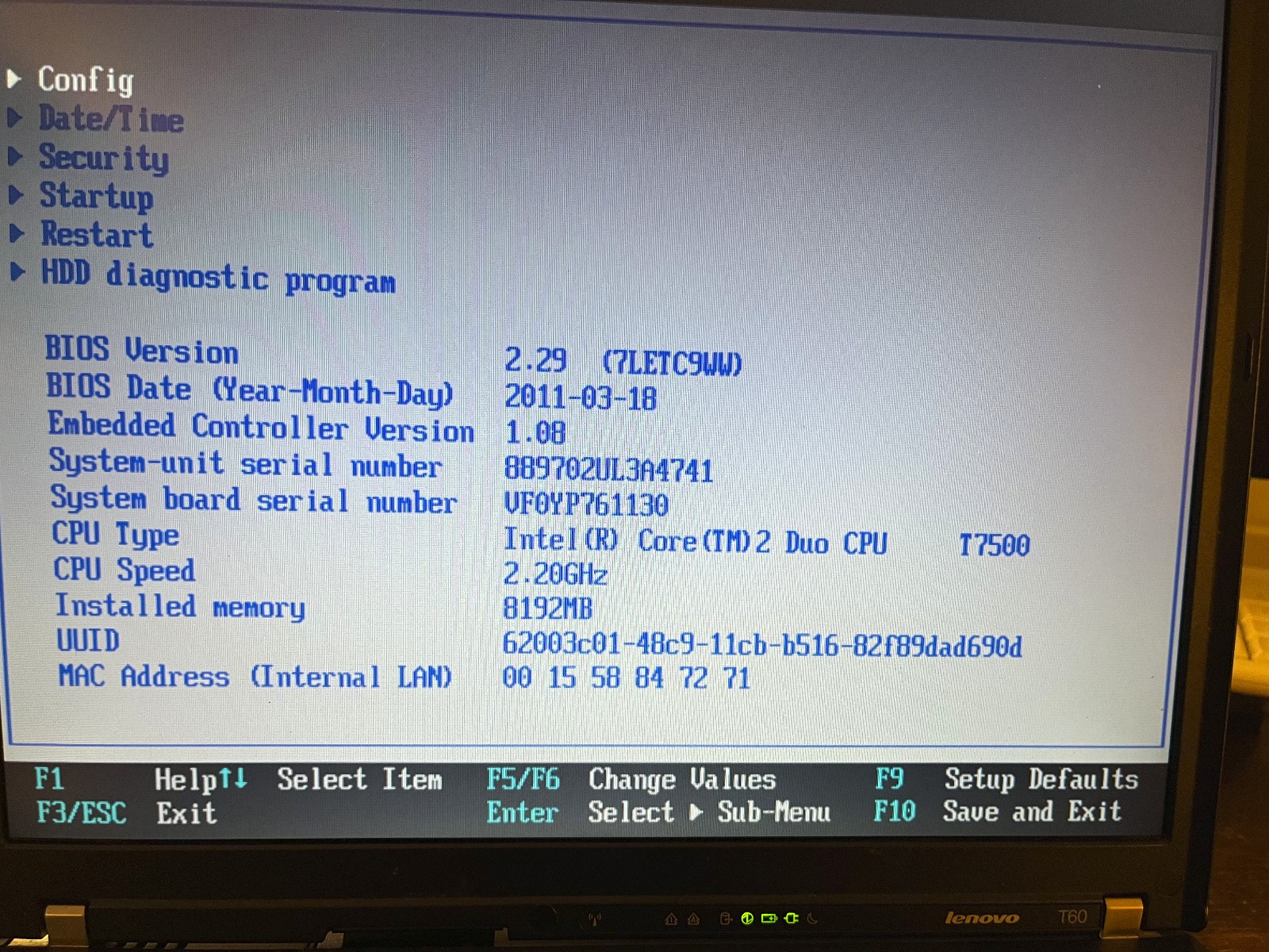 Vintage IBM Lenovo ThinkPad T61 14.1″ 4:3 SXGA+ Intel Core 2 Duo Retro Laptop