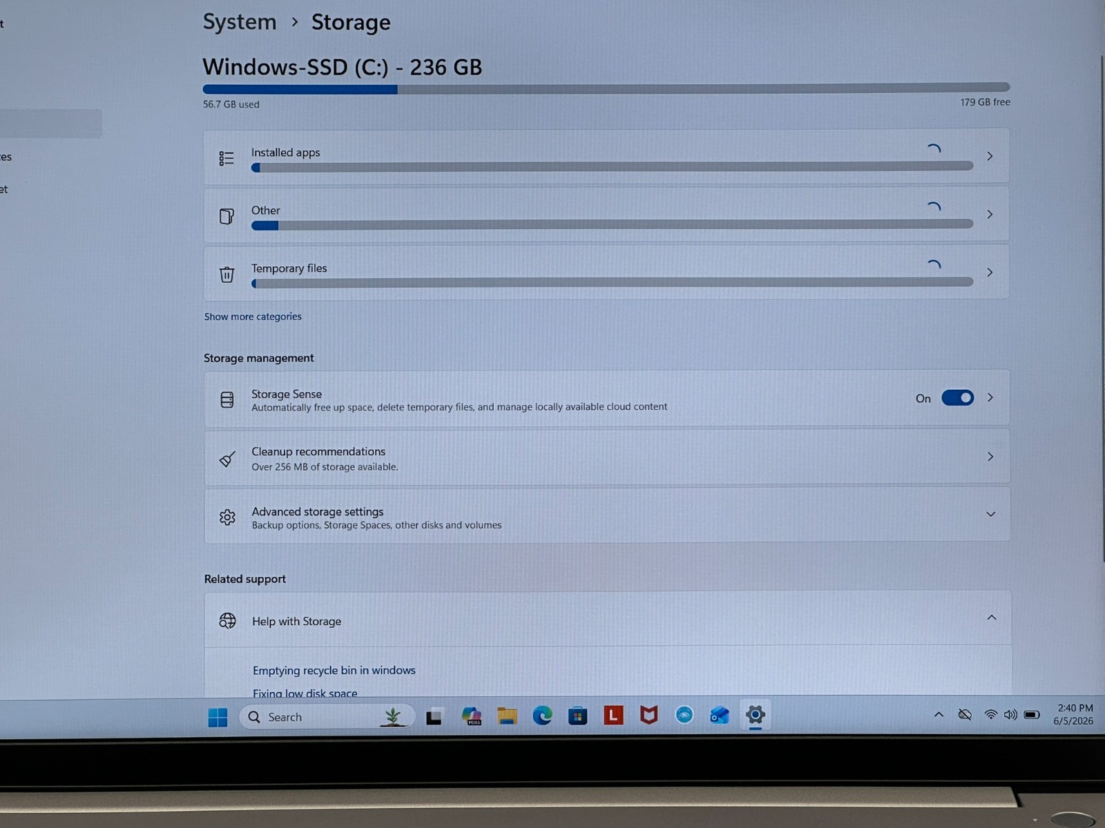 Lenovo ThinkBook 16 G6 ABP Laptop- 8GB RAM, 256GB SSD, AMD Ryzen 7530U #6