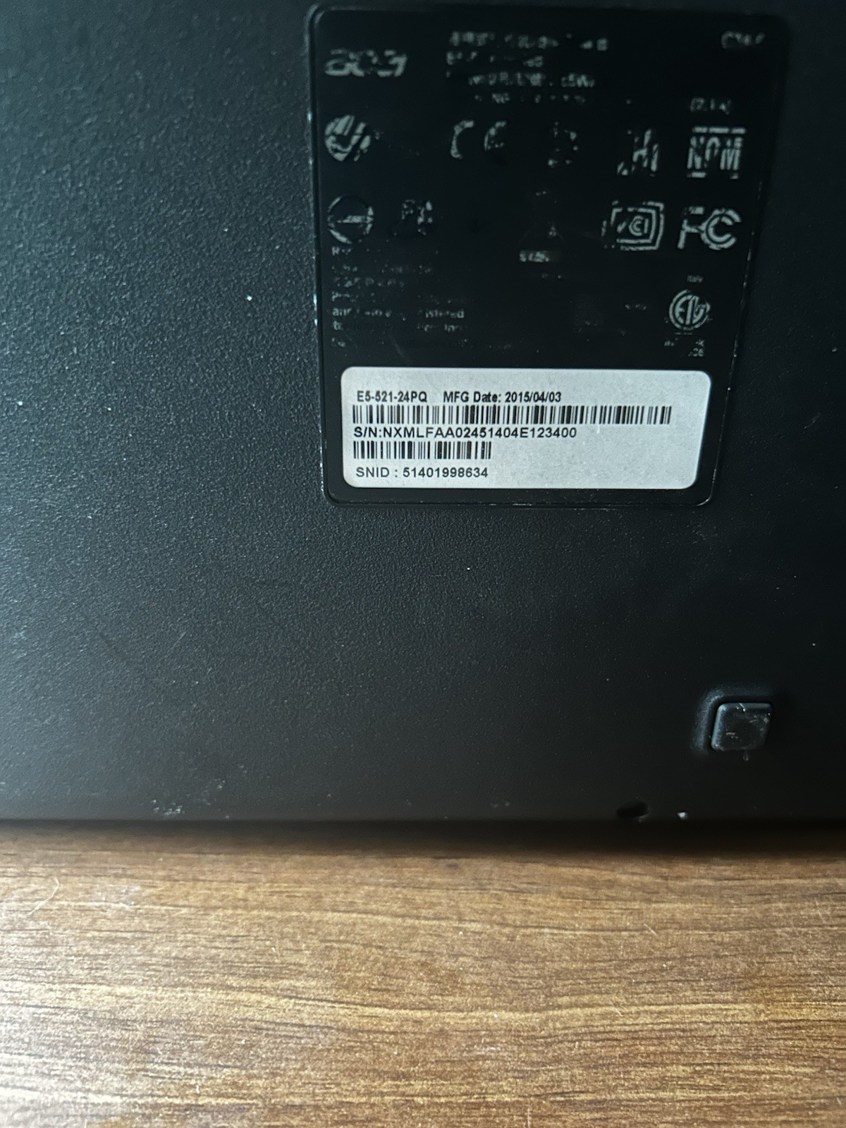 Acer Aspire 15.6 inch Laptop Intel Core SNID:514011998634