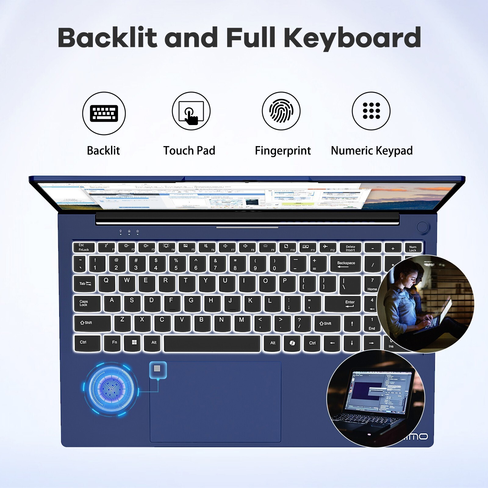 NIMO 15.6″ FHD IPS Laptop Intel i5-12450H 8 Cores 16GB RAM 512GB SSD