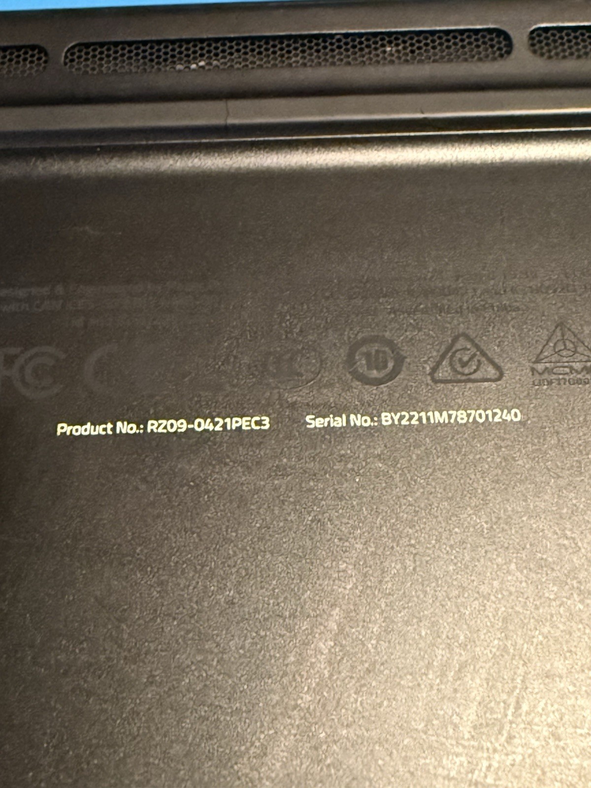 Razer Blade 15 Advanced 2022 I7-12800H 3080Ti GPU, 32GB RAM, 1TB SSD (READ DESC)