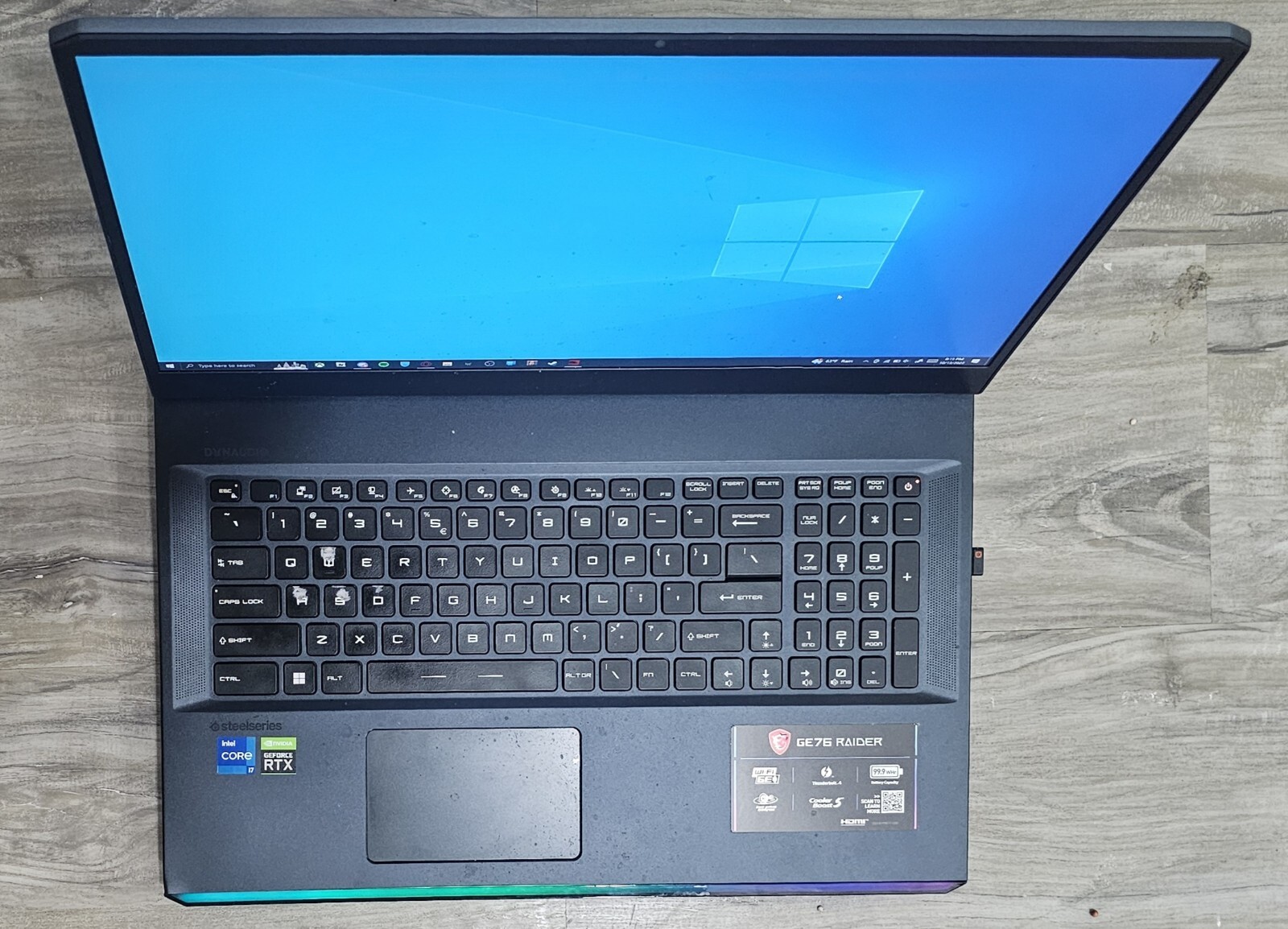 MSI GE76 Raider | RTX 3060 | Intel Core i7 11th gen | 32GB RAM