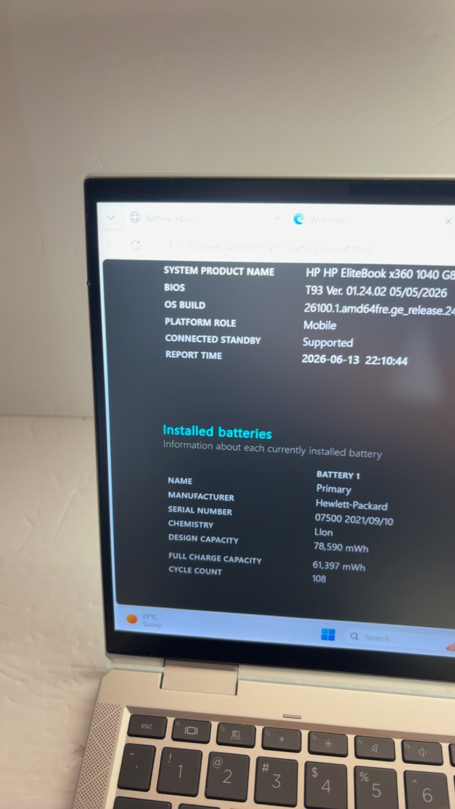 HP EliteBook x360 1040 G8 2-in-1 i5-1145G7 16GB 256GB SSD 14″ Touch Iris Xe