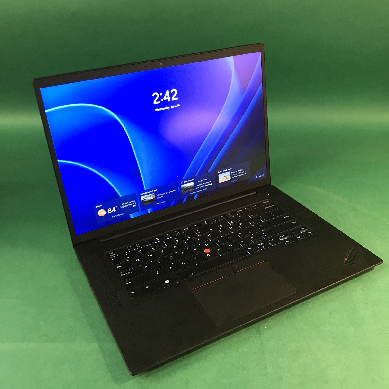 Lenovo ThinkPad P1 Gen 5 Intel i9-12900H 8GB RAM 1TB NVME Nvidia RTX 3080 W11PRO