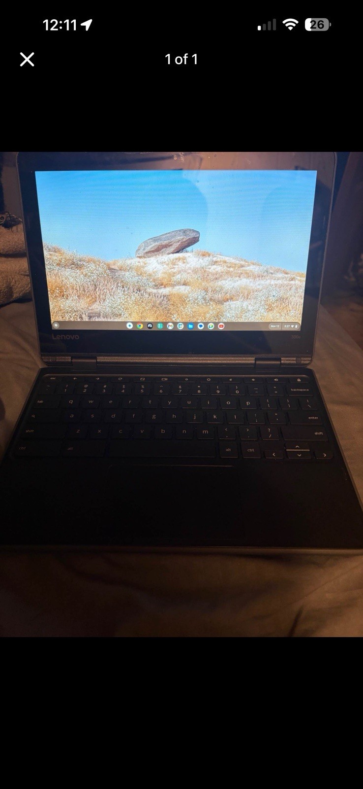 Lenovo 300e Chromebook Laptop Chrome OS 11.6″ 2018 Black Wi-Fi Bluetooth