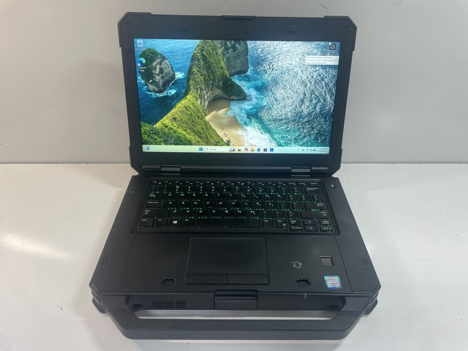 Dell Latitude 5420 Rugged 14″ Core i5-8350U 1.70GHZ 16GB RAM 256GB SSD Windows11