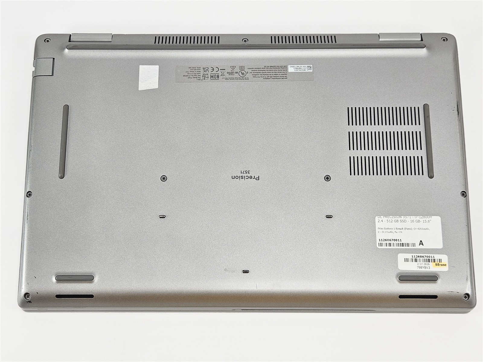 Dell 15.6″ Precision 3571 Intel Core i7-12800H 16GB RAM 512GB SSD FHD No OS