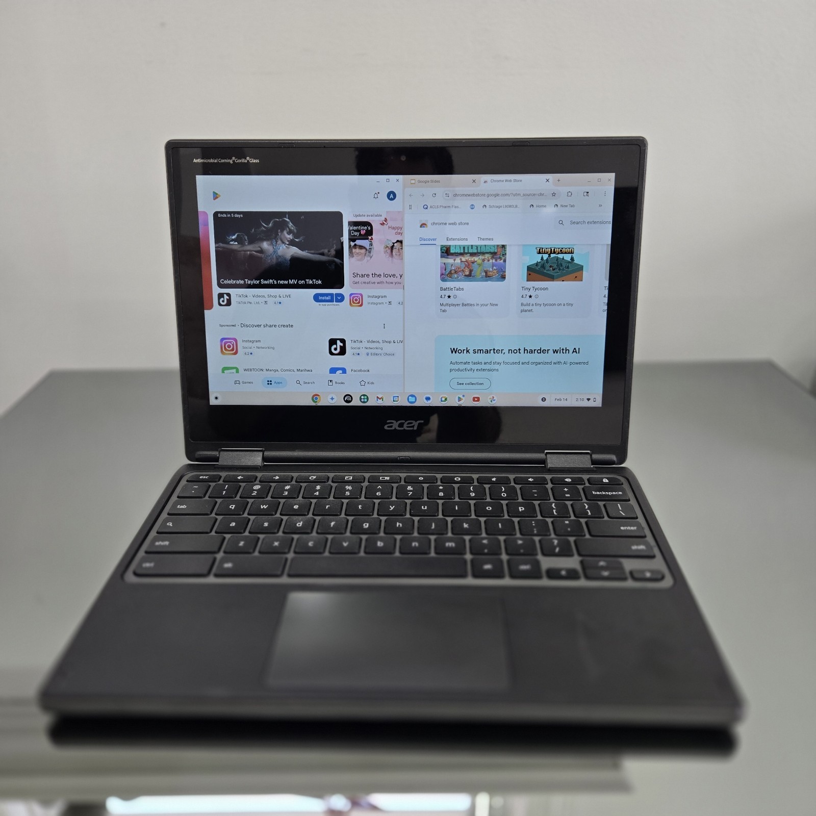 Acer Chromebook R721T-A692 11.6 Touchscreen 4 GB Ram 32GB Storage Chrome OS