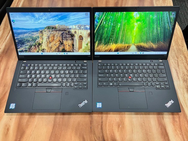(LOT of 2) Lenovo ThinkPad X390 i5-8365U 16GB 512GB NVMe Windows 11 Pro