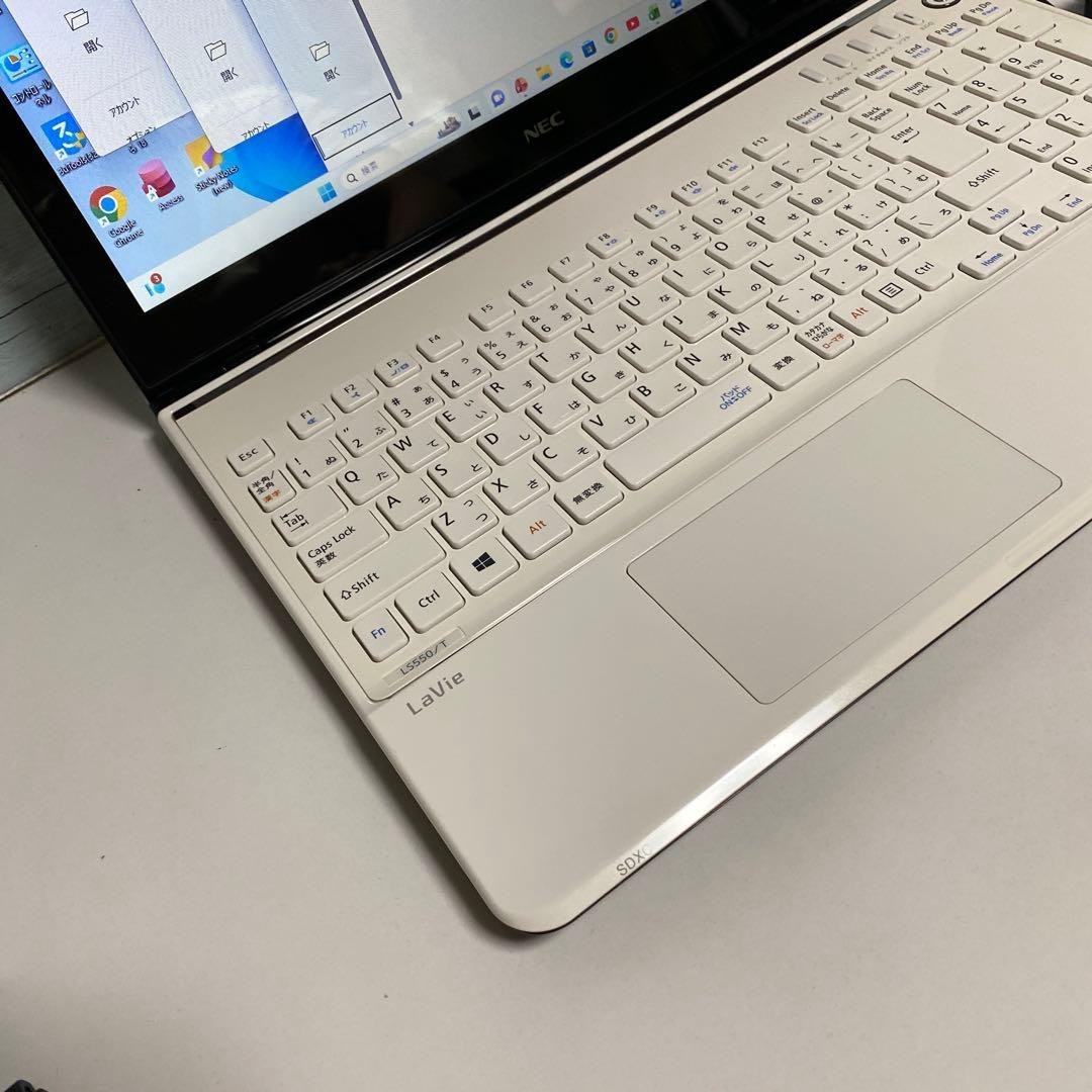 NEC LAVIE Laptop Windows 11 Pro 64 bit Core i5 SSD 128GB White Used Japan