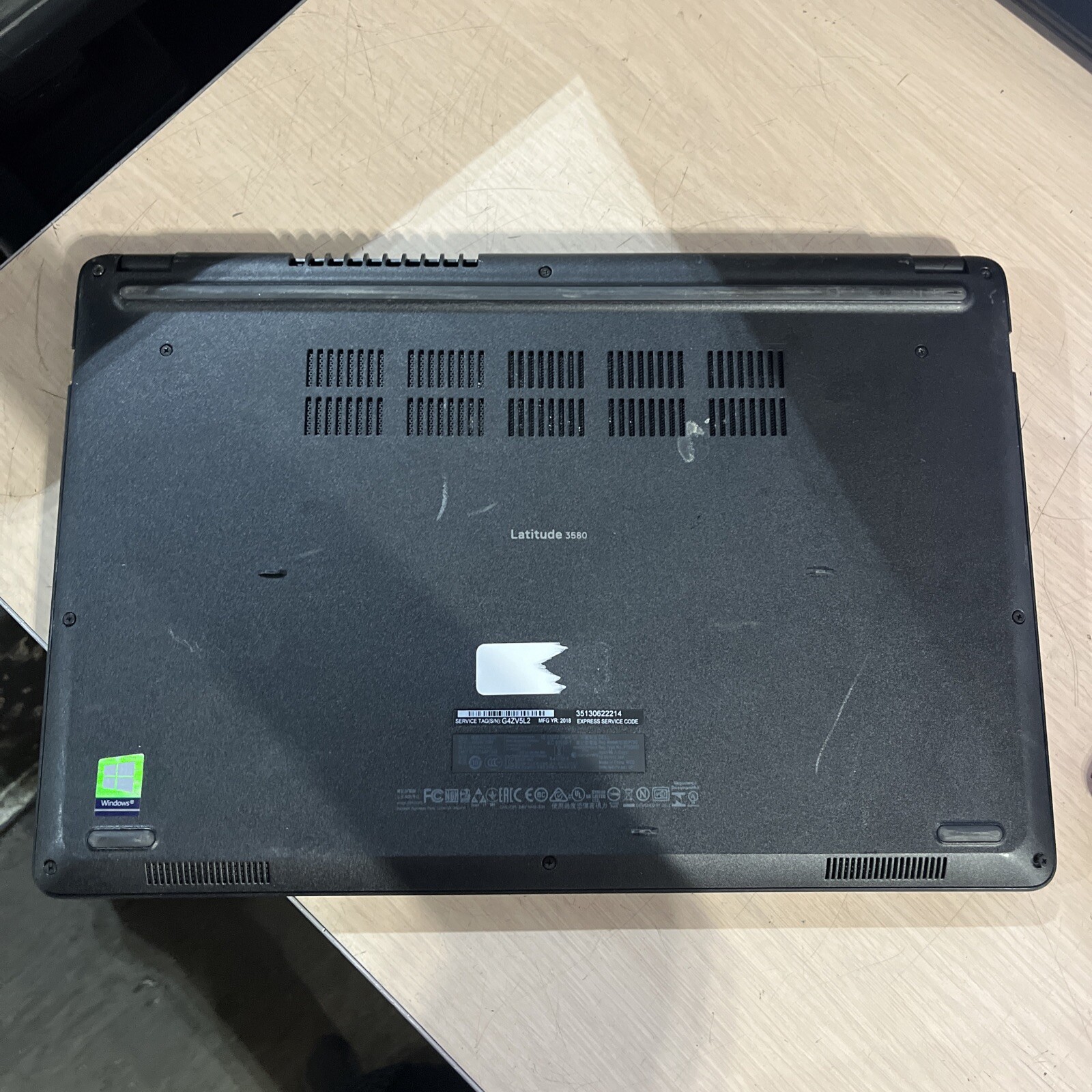 DELL LATITUDE 3580 INTEL CORE I3-6006U 2.00GHZ 4GB RAM NO HD