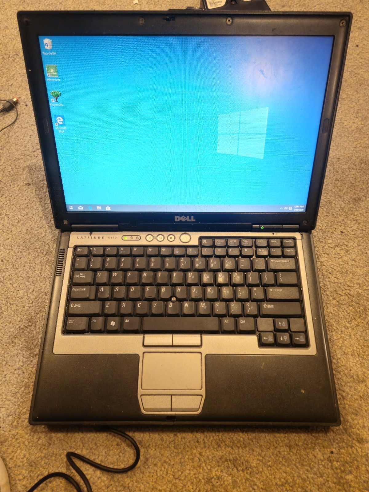 Dell Latitude D630 T7100 3GB Ram Laptop 55gb Hd Windows 10 Pro Intel Core