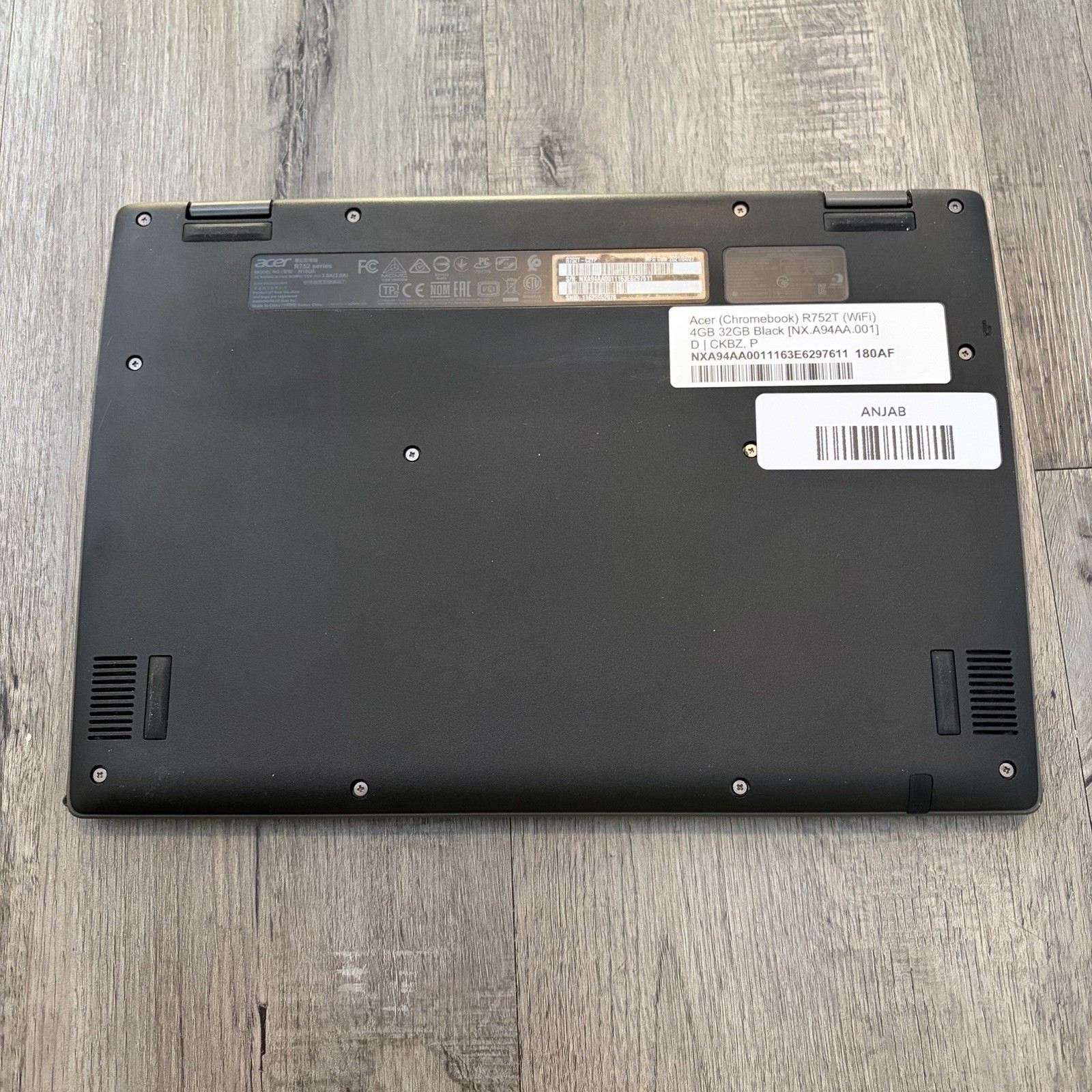 Acer Chromebook Laptop R752T Nx.A94AA.001 32 Gb WiFi 4 Gb Touch Screen 2 In 1