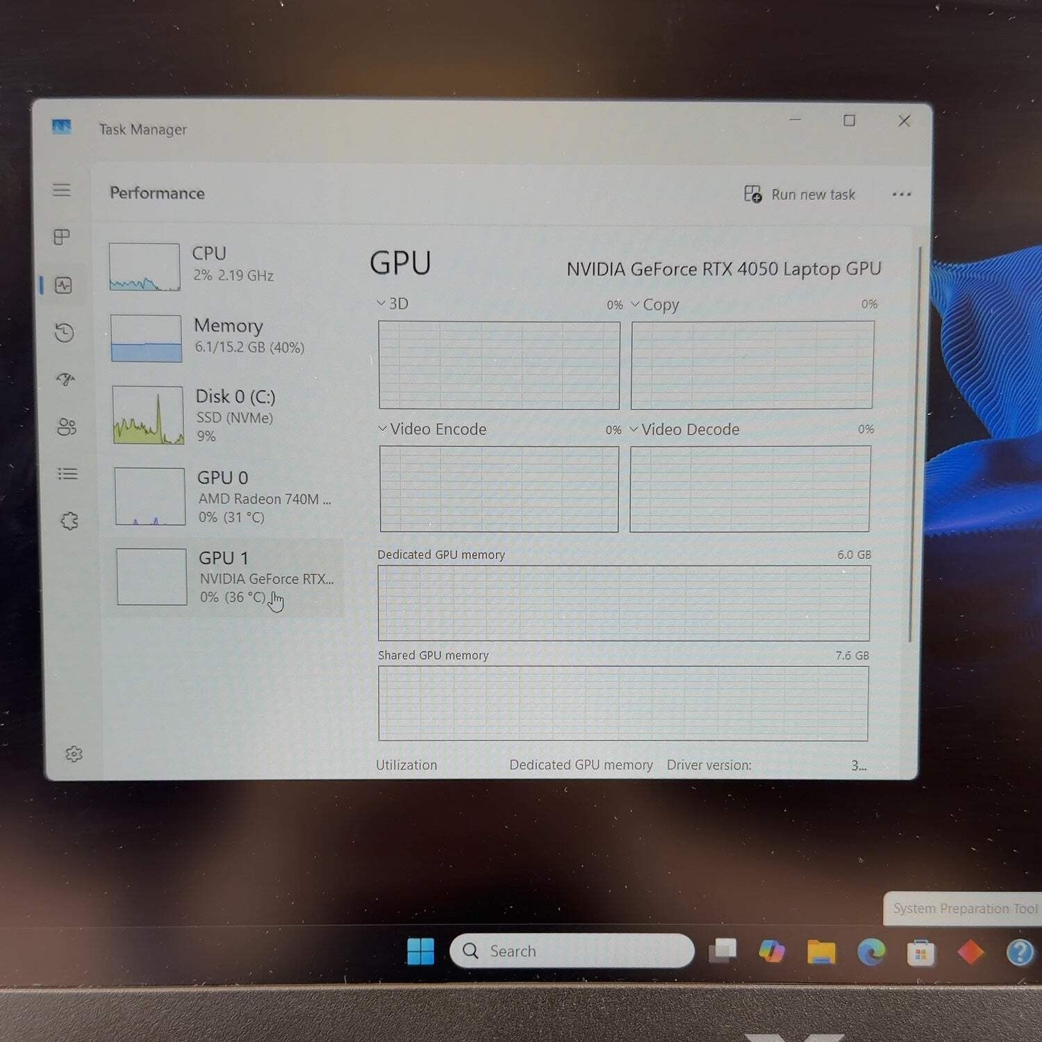 HP Victus 15-fb3093dx 15.6″ Ryzen 7 7445HS 3.20GHz 16GB 512GB GeForce RTX 4050
