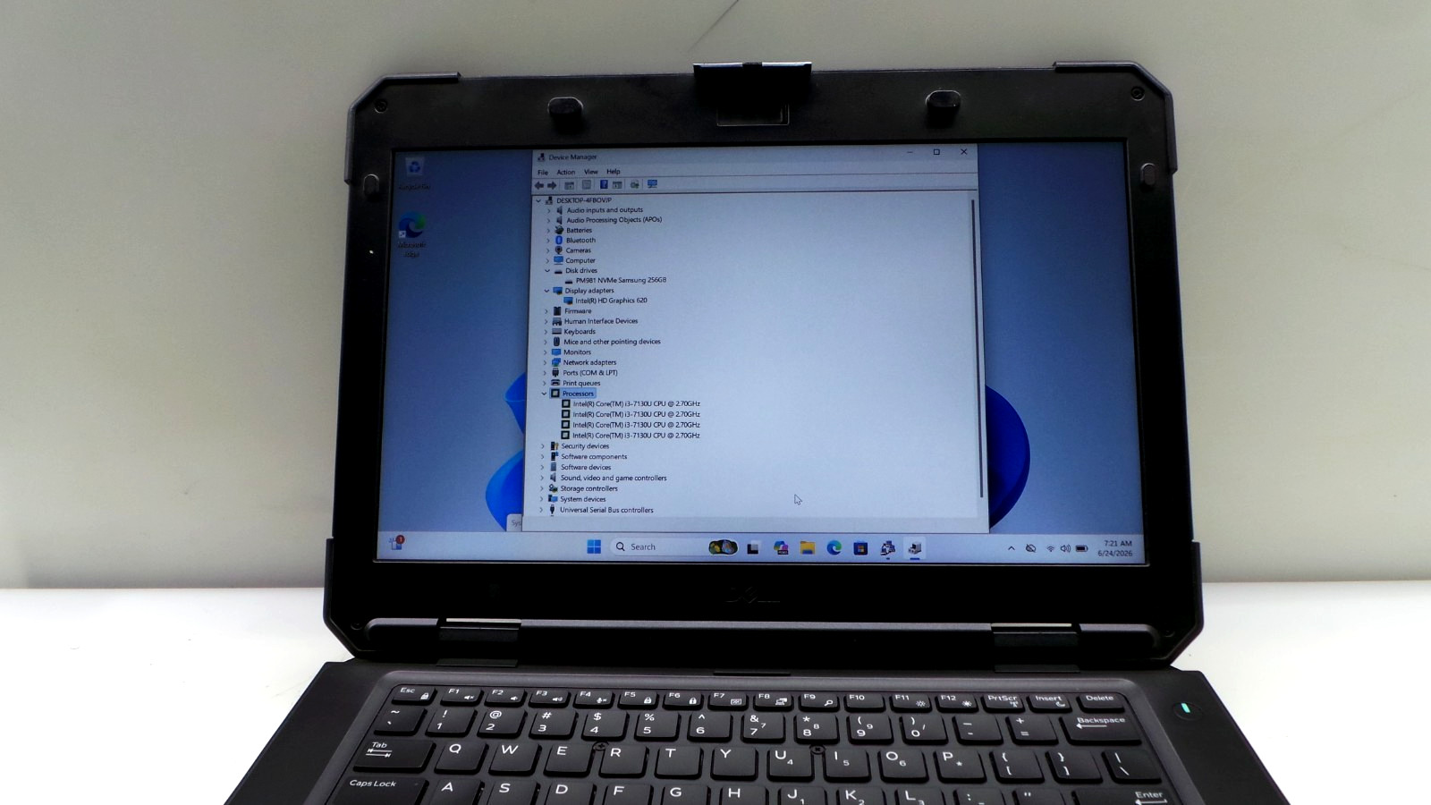 Dell Latitude 5420 Rugged 14″ | i3-7130U 2.70GHz 8GB RAM 256GB SSD | WIN 11 PRO