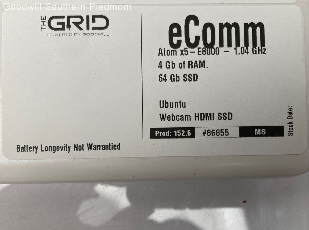 HP Stream Atom x5-E8000 1.04GHz 4Gb RAM 64Gb SSD – Tested