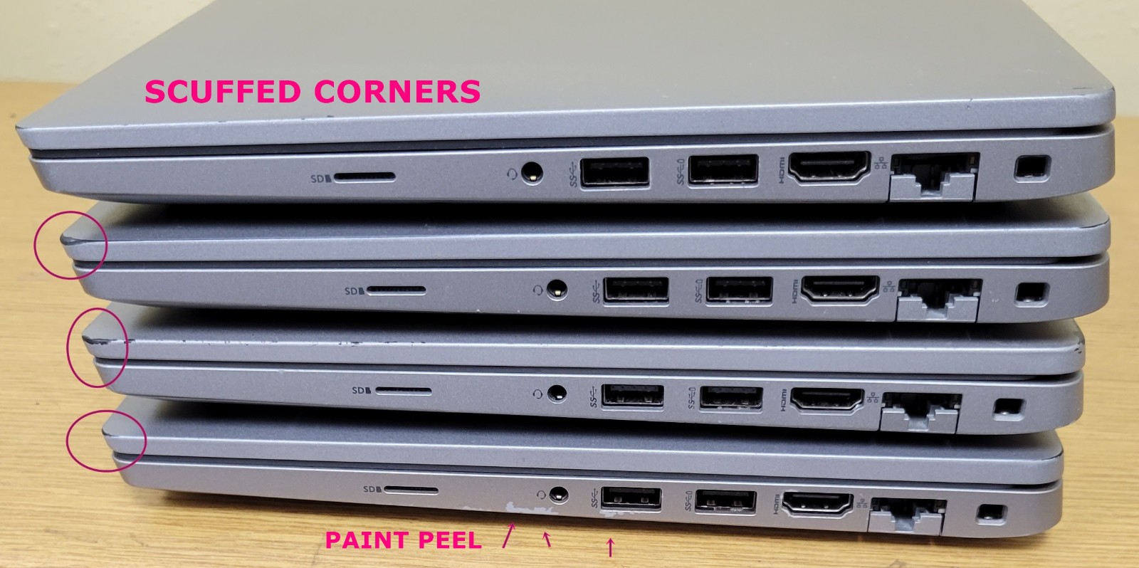 (Lot of 4) Dell Latitude 5420 i5-1135G7 2.40GHz 16GB DDR4 No OS/SSD/HDD