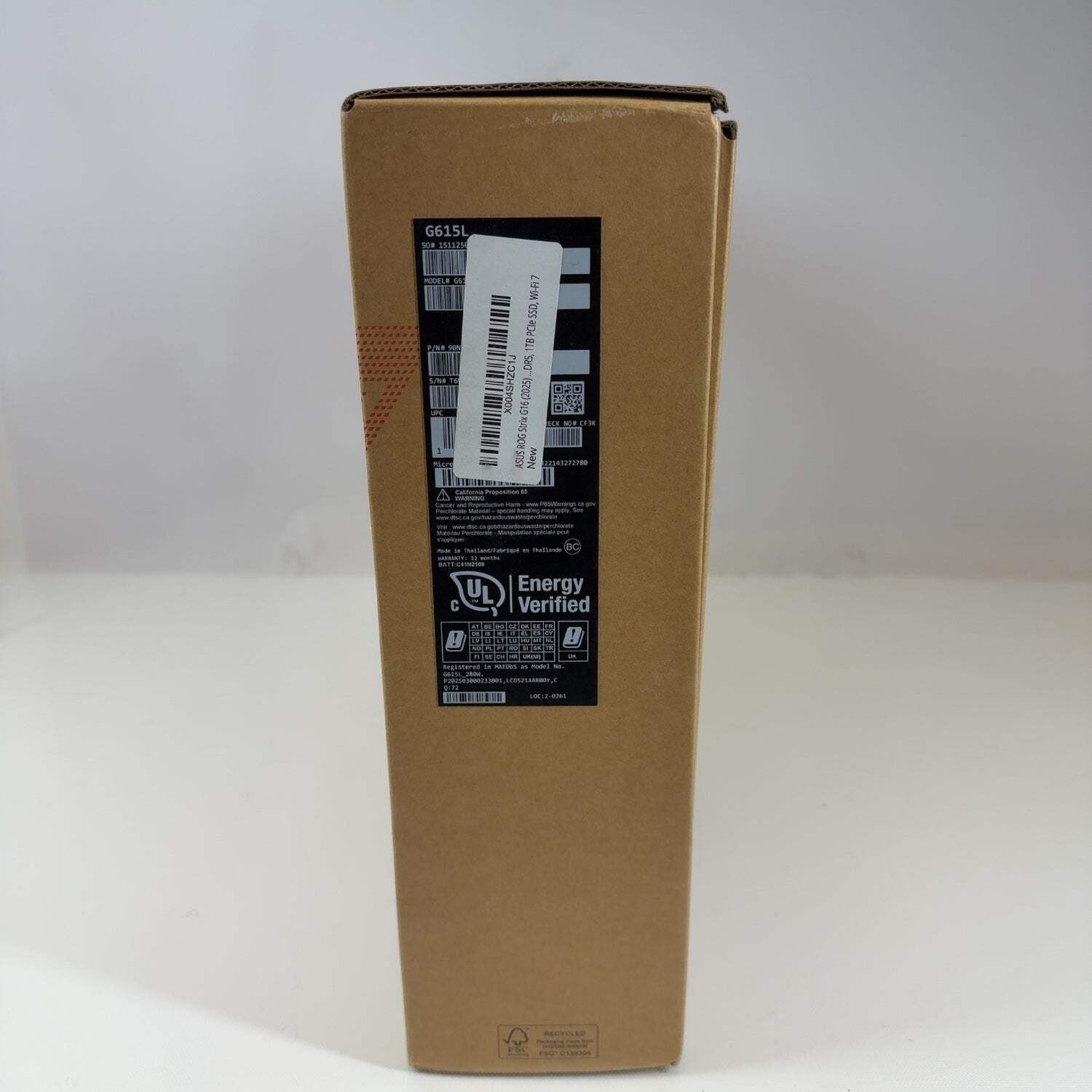 Asus G615L G615L 16″ Core Ultra 9 275HX 2.7GHz 32GB RAM 1TB SSD GeForce RTX 5060