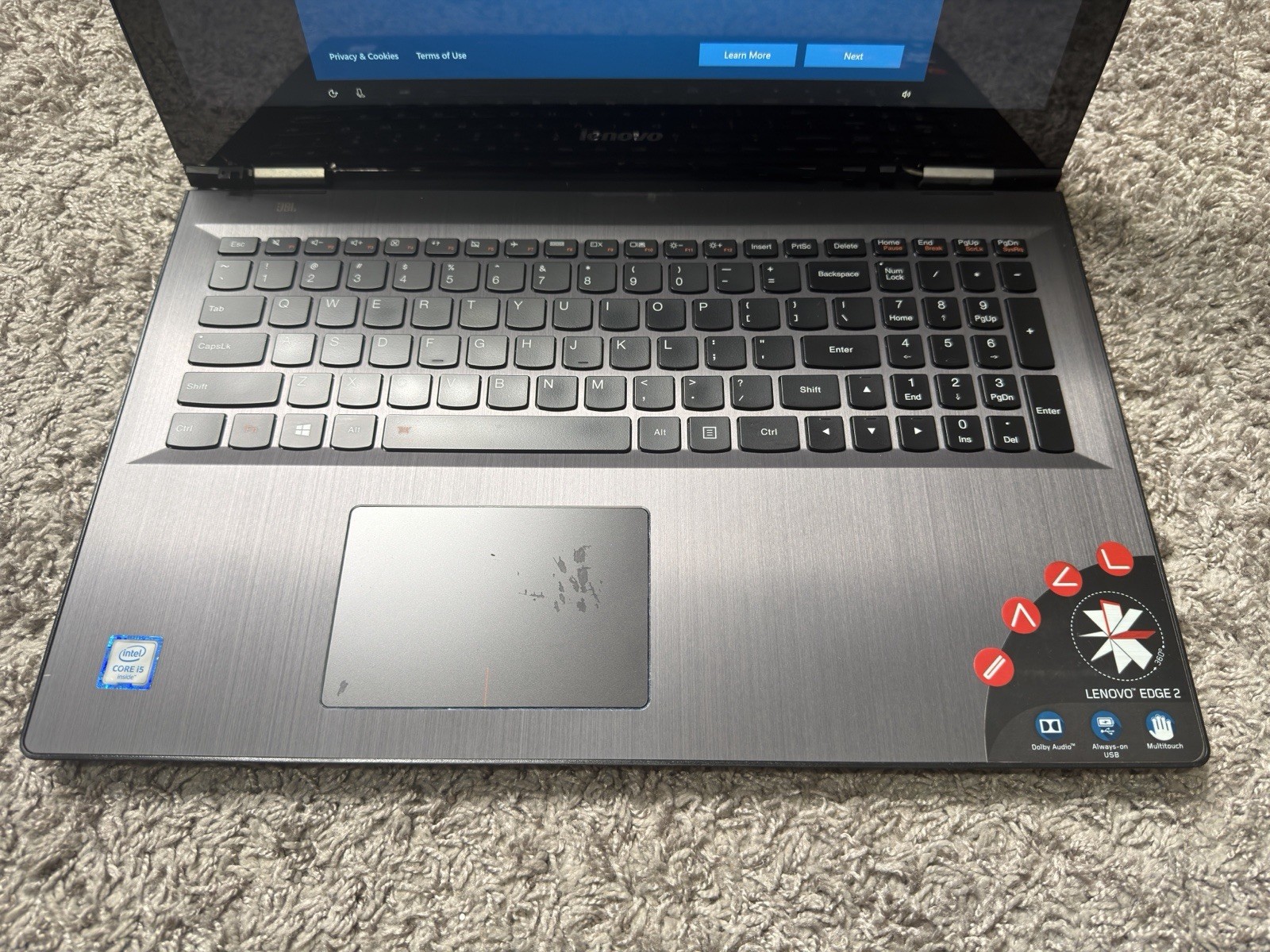 Lenovo Edge 2-1580 Laptop Intel i5-6200U 8GB Ram 750GB HD | WORKS