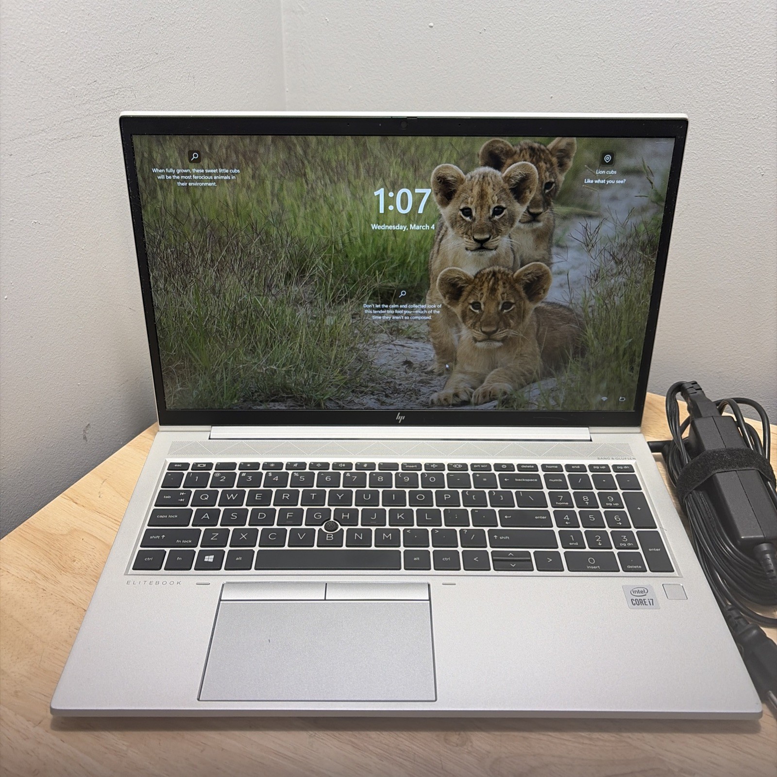 HP EliteBook 850 G7 CORE I7-10610U 1.8GHZ 32GB 256GB SSD WCAM WIFI W11 & CORD
