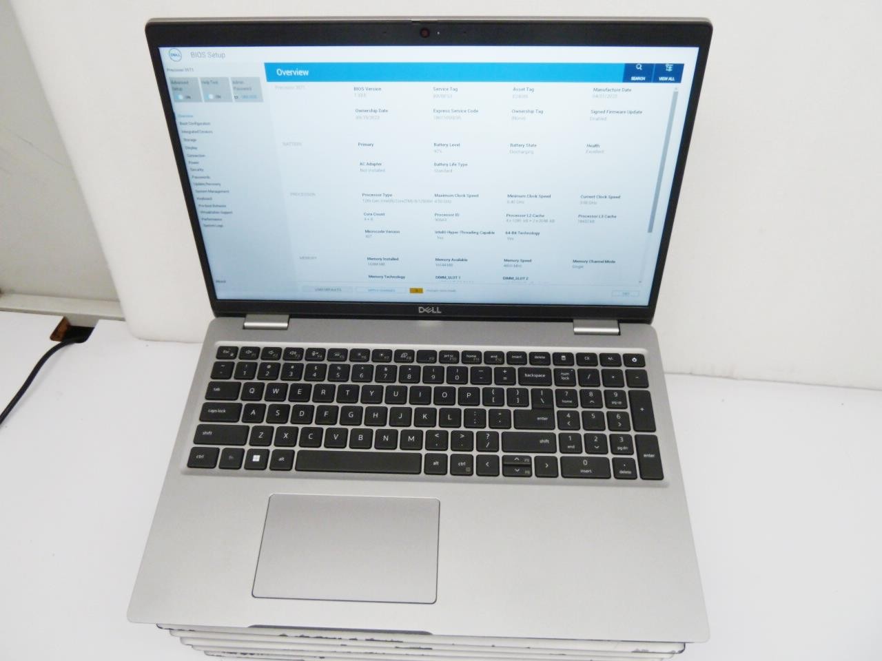 Dell Precision 3571 | 15.6″ 12th Gen i5-12500H WiFi/BT, No SSD/RAM | Bios Locked