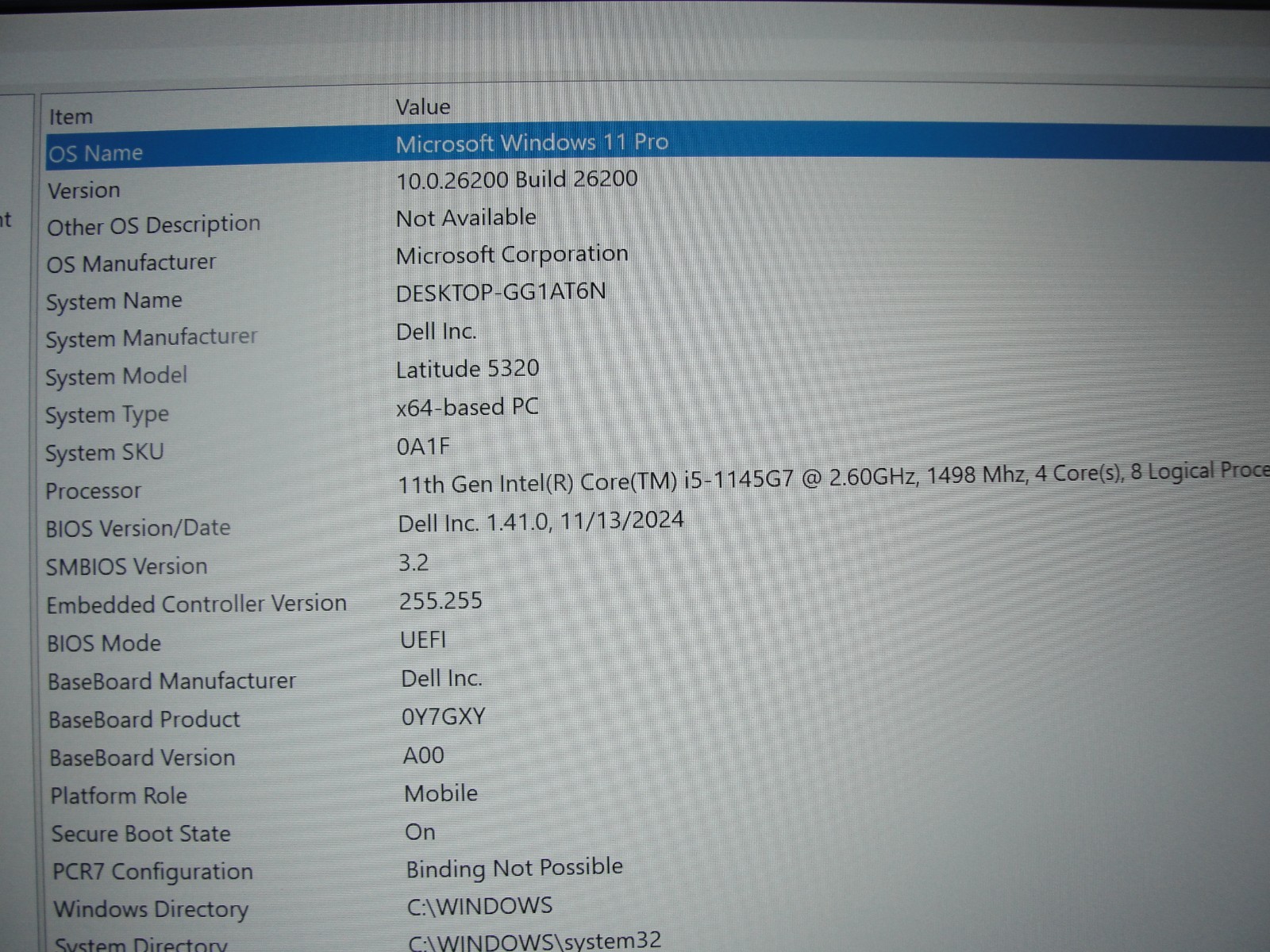 Dell Latitude 5320 13.3”FHD Intel Core i5-1145G7 2.6GHz 16GB RAM 256GB SSD