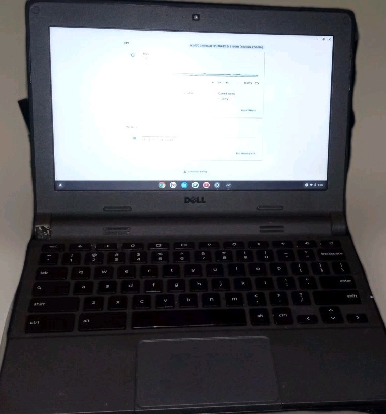 Dell 11 3120 Intel Celeron N2840 11.6in 2.16GHz 16GB SSD Chromebook – Black