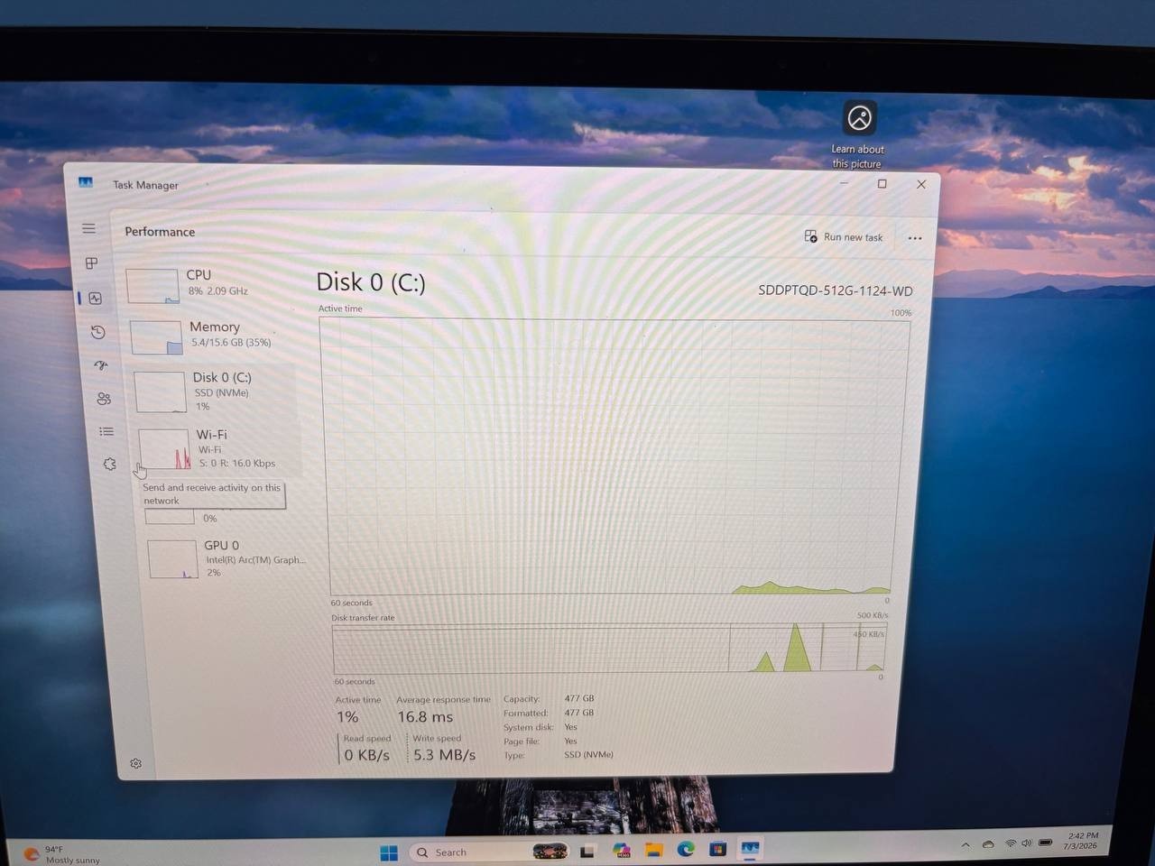 Surface Laptop 6 for Business 13″ Ultra 5-135H 16GB DDR5 512GB SSD NVMe PH9