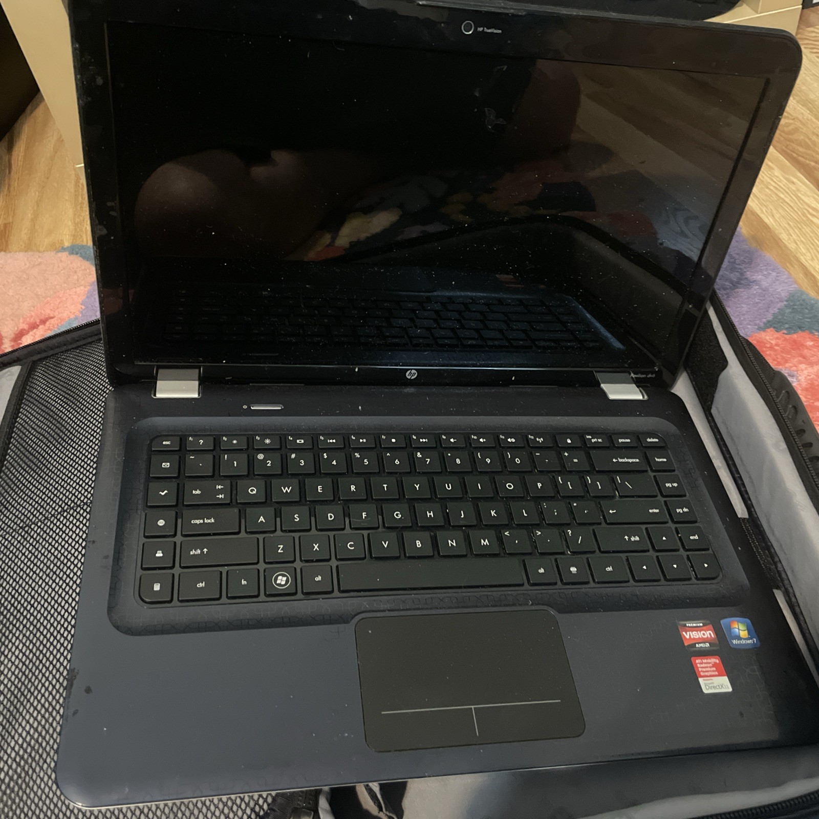HP Pavilion dv6z-3100 Laptop For Parts/Repairs, Boots to BIOS, No HDD