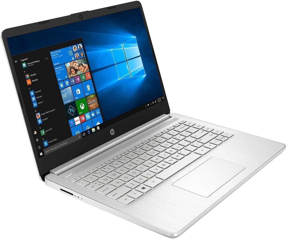 HP 14″ FHD Laptop Intel Core i5-1035G1 12GB Ram 256GB SSD Blacklit KB Win10 Silv