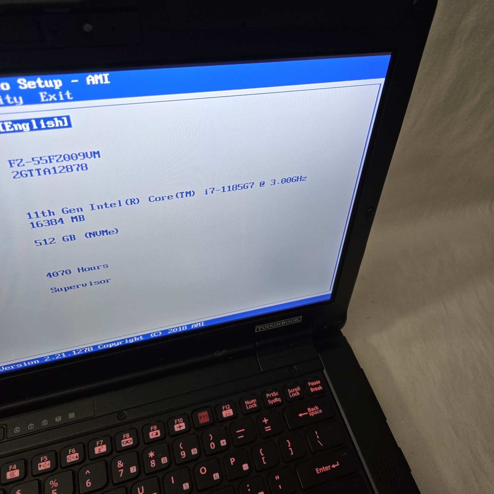 Panasonic Toughbook FZ-55 MK2 i7-1185G7 512GB SSD 16GB Ram | 4G – GPS | Grade B-