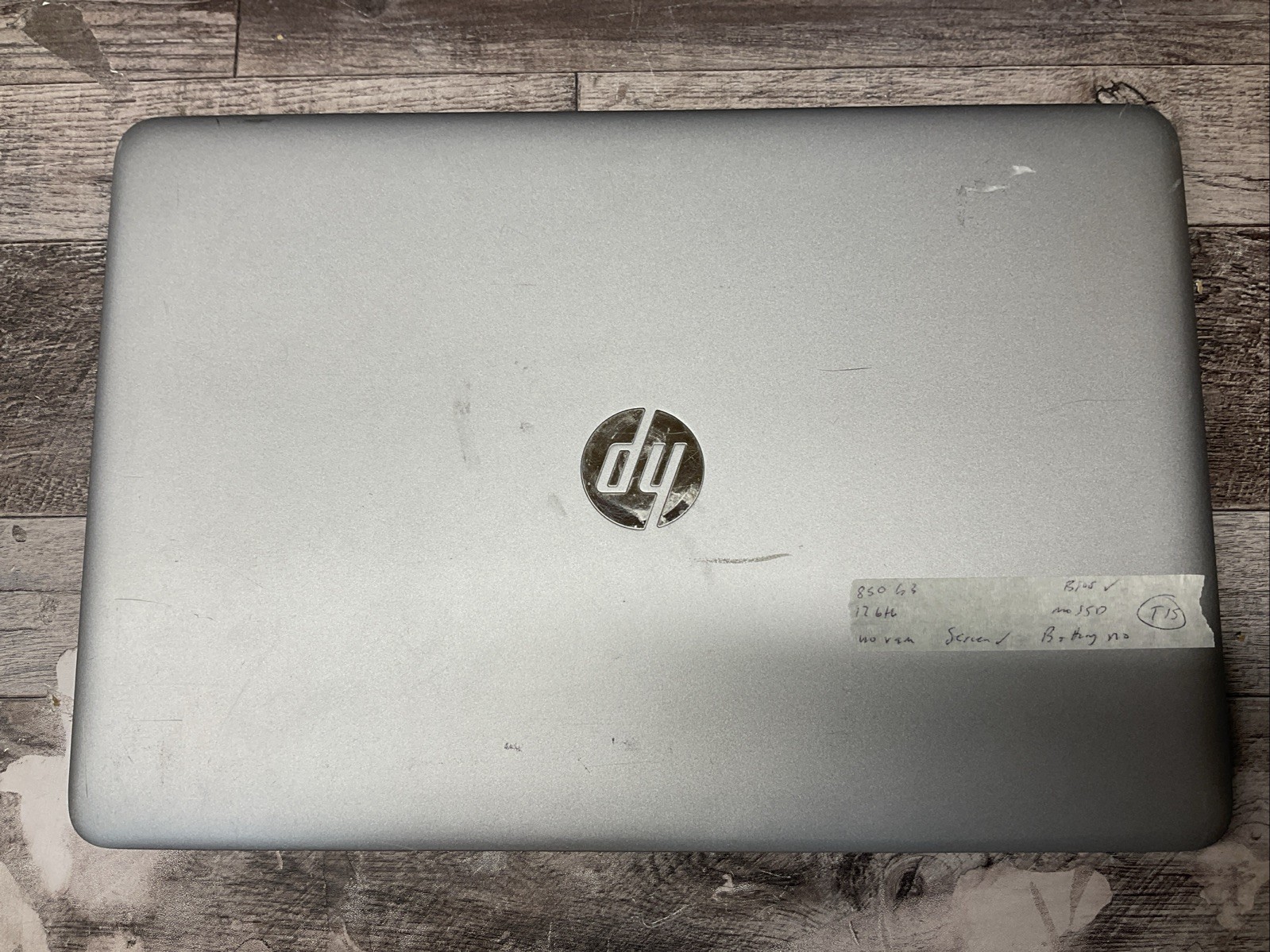 HP EliteBook 850 G3 / Intel Core i7 6th Gen / BIOS Unlocked / Parts Repair / T15