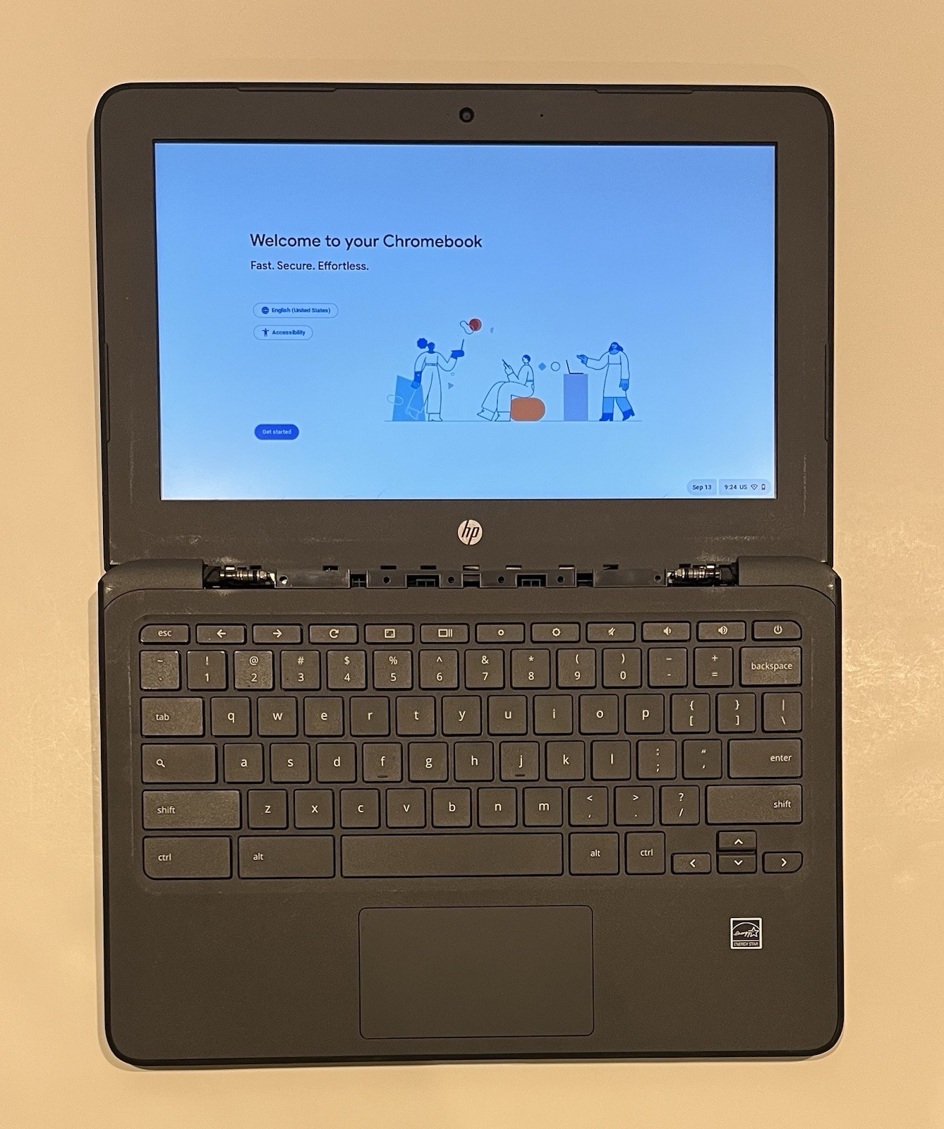 HP Chromebook 11 G6 EE 11.6″ Laptop 16GB, 4GB RAM, Gray