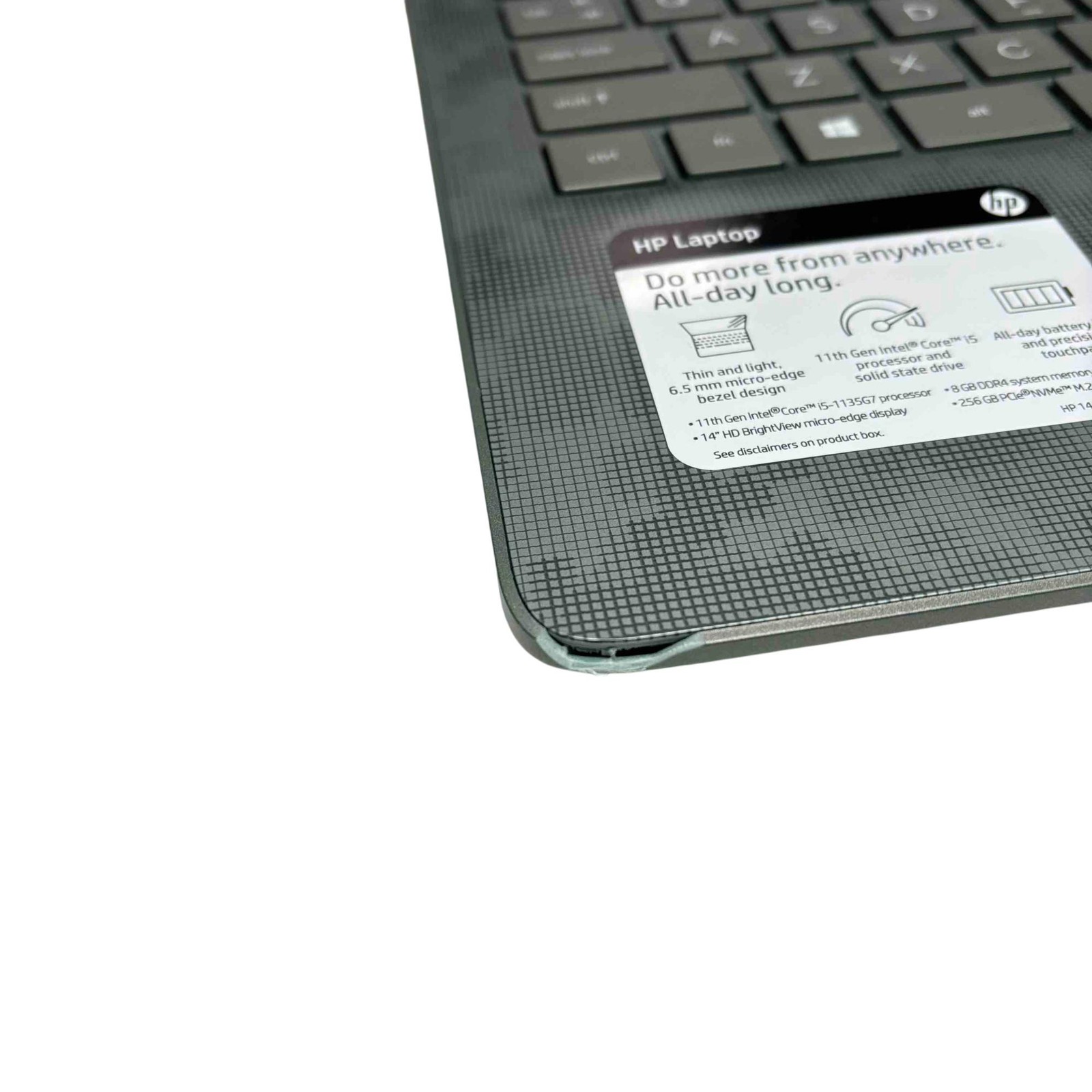 HP 14-DQ2088WM Win 11 Core i5-1135G7 2.4GHz 8GB RAM 256GB SSD 14″