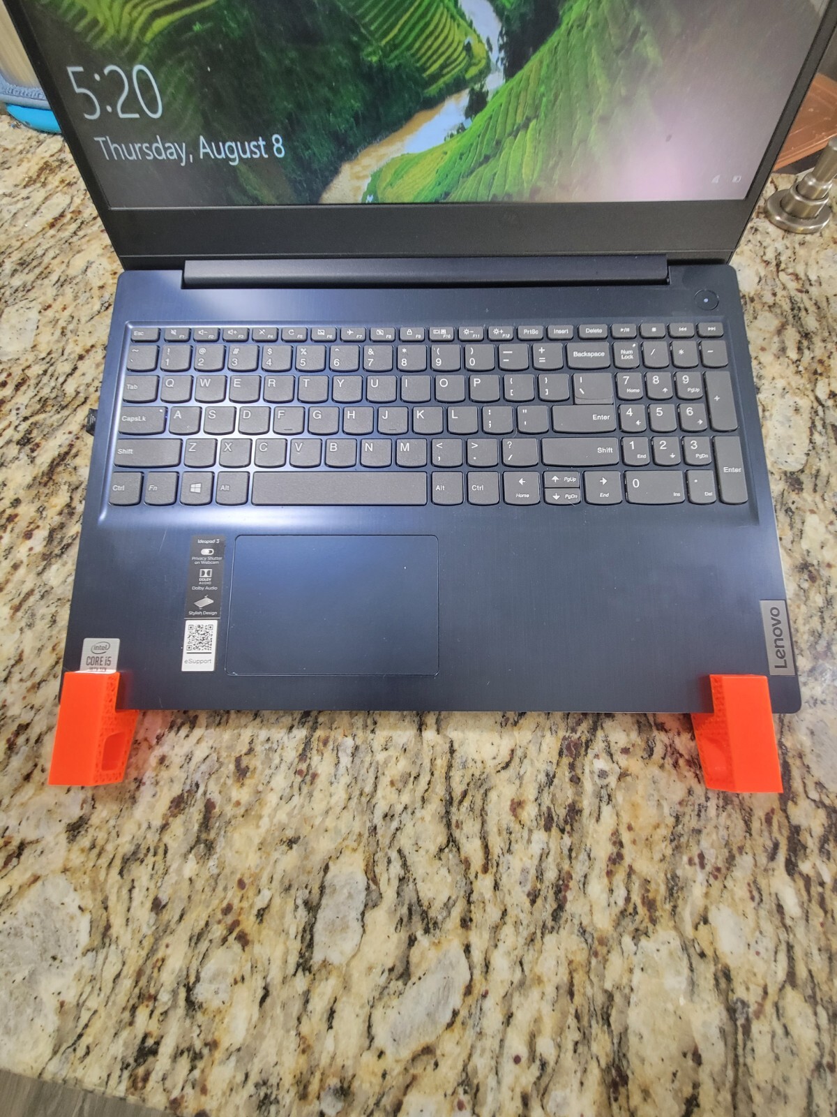 3D printed laptop supports preventing overheating, multiple colors