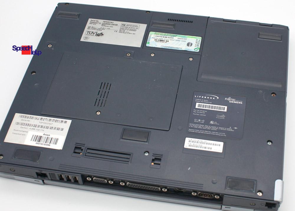 NOTEBOOK FUJITSU SIEMENS LIFEBOOK E8010D FSC LAPTOP WINDOWS XP 2000 PARALLEL COM