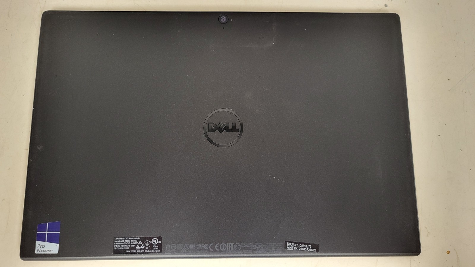 Dell latitude 7275 tablet 12.5″ M7-6Y75 1.2ghz 8gb ram 256gb ssd *READ D5PQJ72