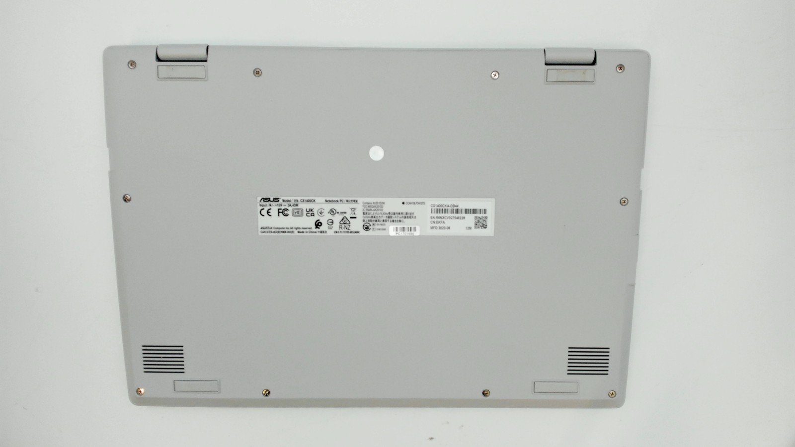Asus Chromebook CX1 14″ Intel Celeron N4500 4GB 64GB CX1400CKA-DB44 PC1701494