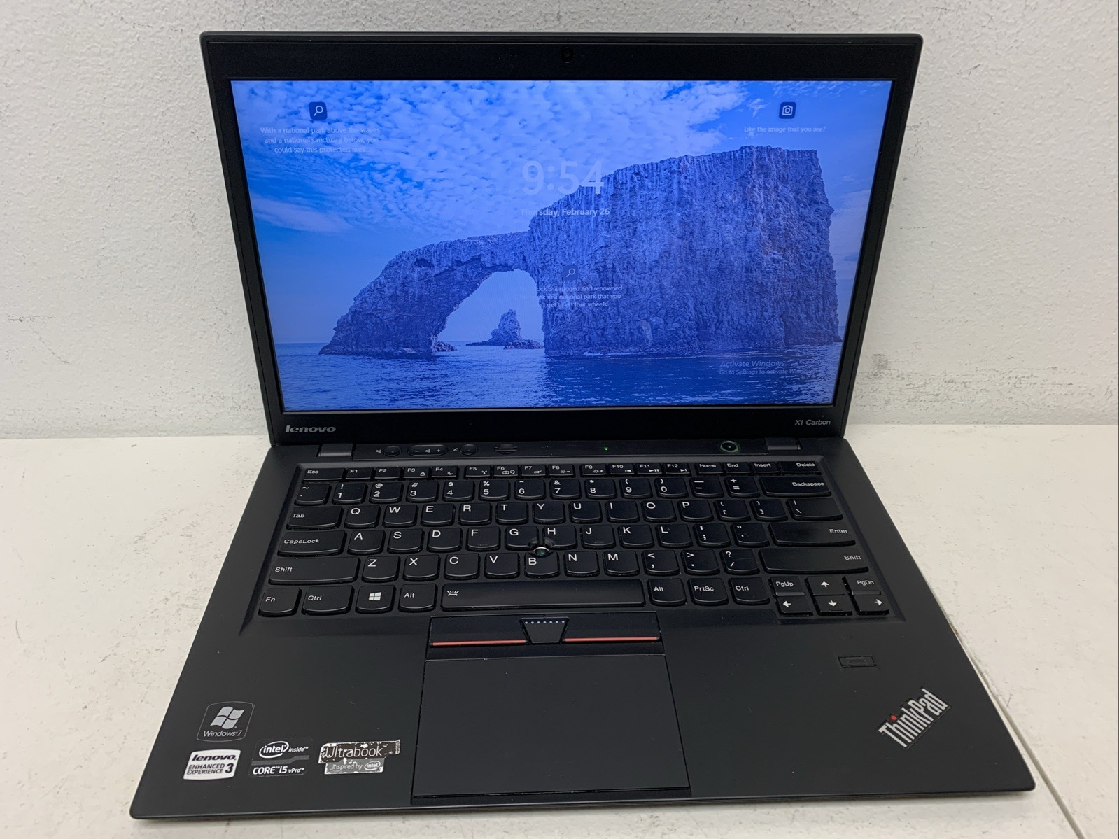13.1″ Lenovo THINKPAD X1 CARBON Laptop i5-3427U 1.8GHZ 4GB 128GB SSD WINd 11 Pro