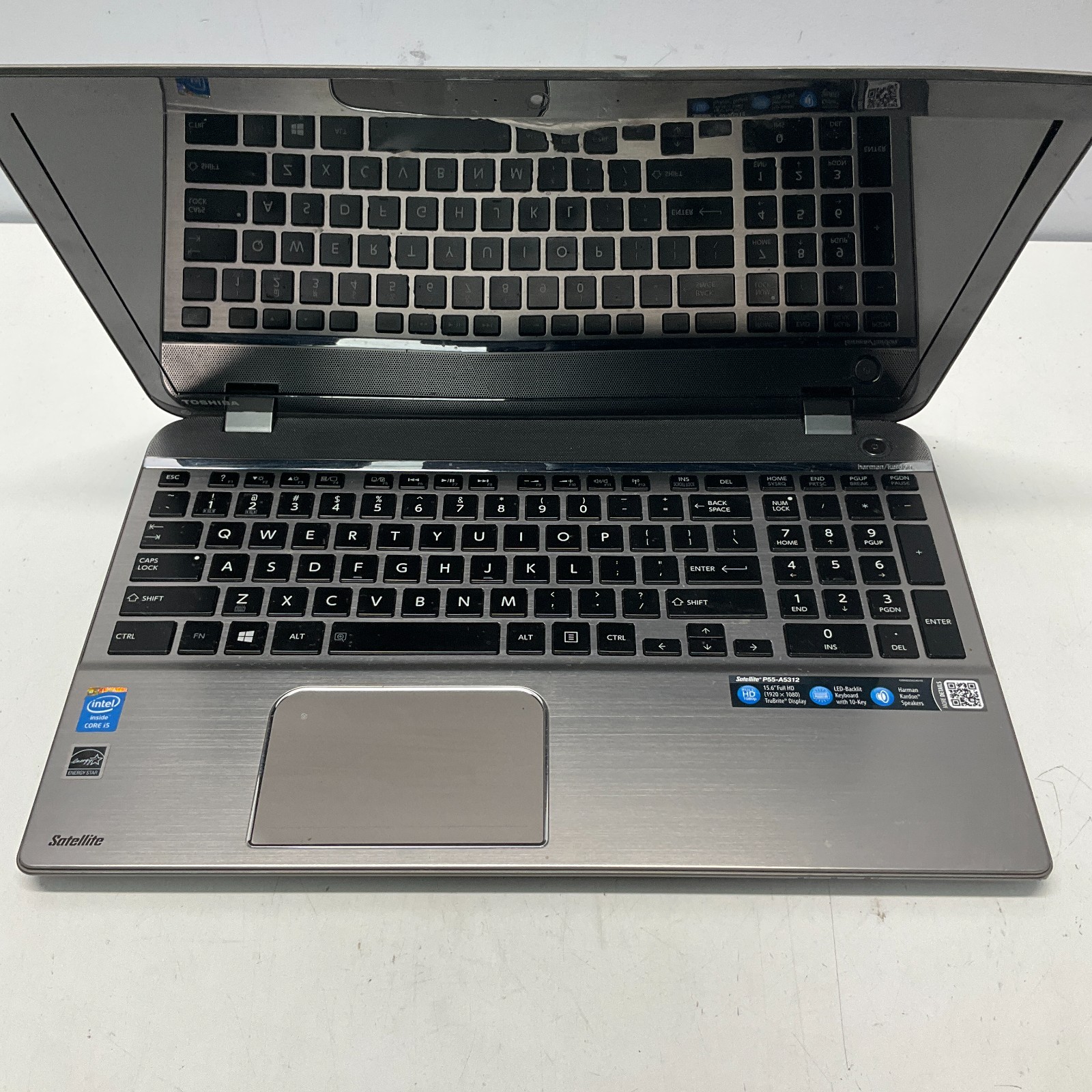TOSHIBA SATELLITE RADIUS P55W-B5312-FOR PARTS/REPAIR- BROKEN LCD AS IS
