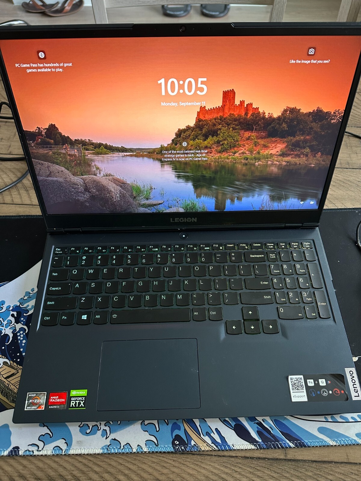 Legion 5 Gen 6 AMD – 15″ AMD Ryzen™ 7 5800H – 1TB- NVIDIA® GeForce® RTX™ 3060 6G