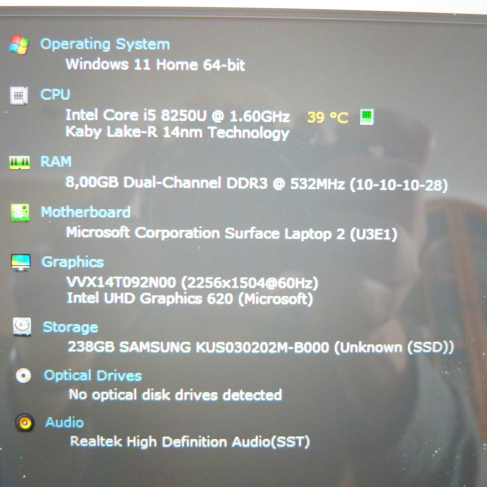 XXL LOT MS Surface Laptop 2 13″ 2K TOUCH l SSD Windows 11 I 8GEN Core i5