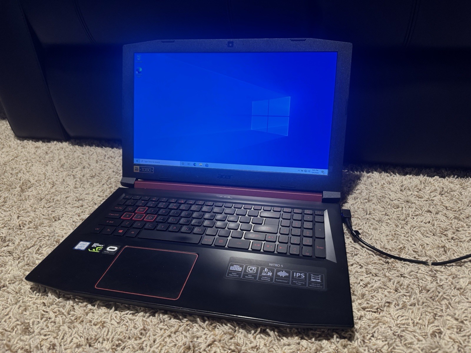 Acer Nitro 5 AN515-53-55G9 15.6″ i5-8300H 8GB 256GB SSD GTX 1050 Ti PC1111930