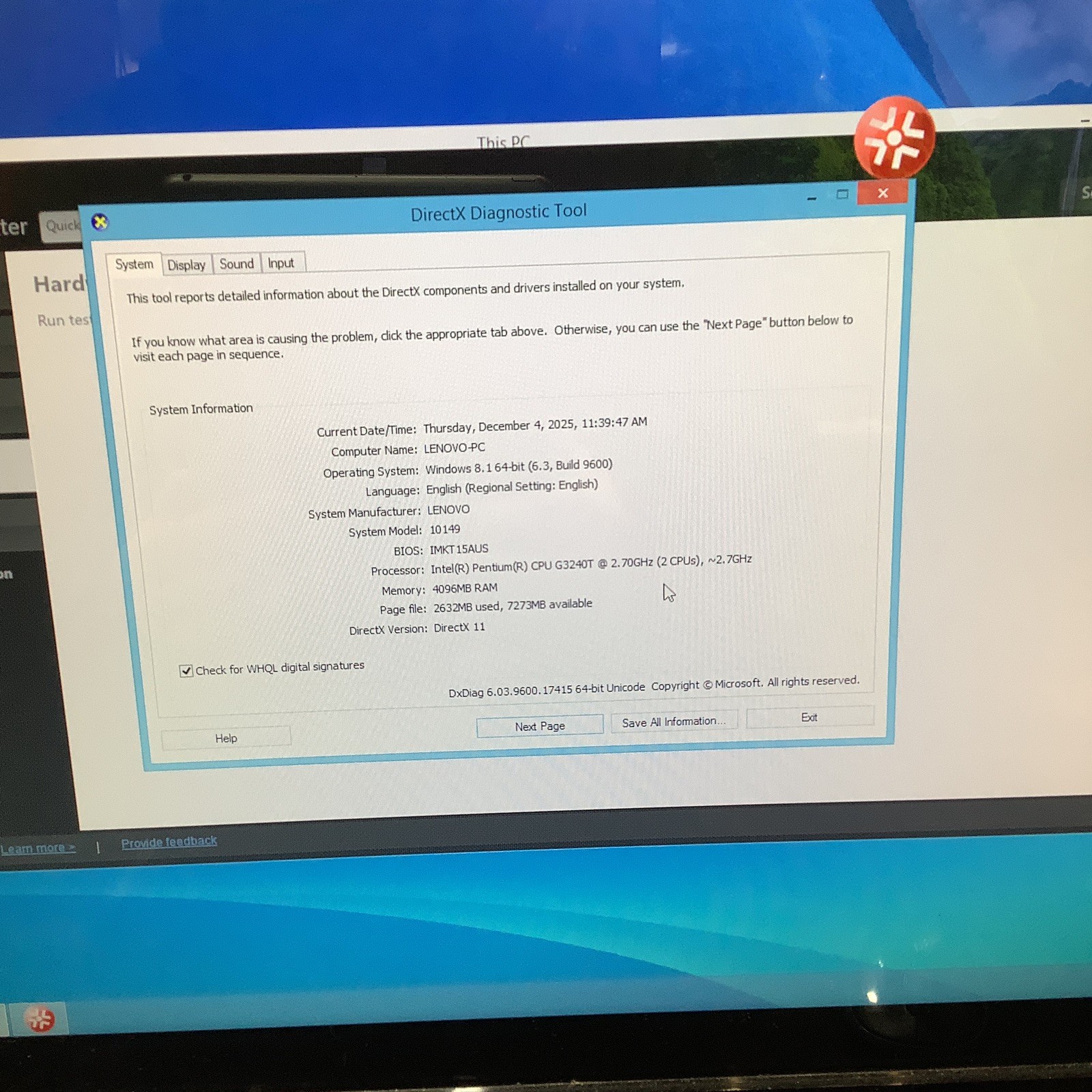 Lenovo C460 All In One Touch Screen Computer Pc 91680-1 JAR
