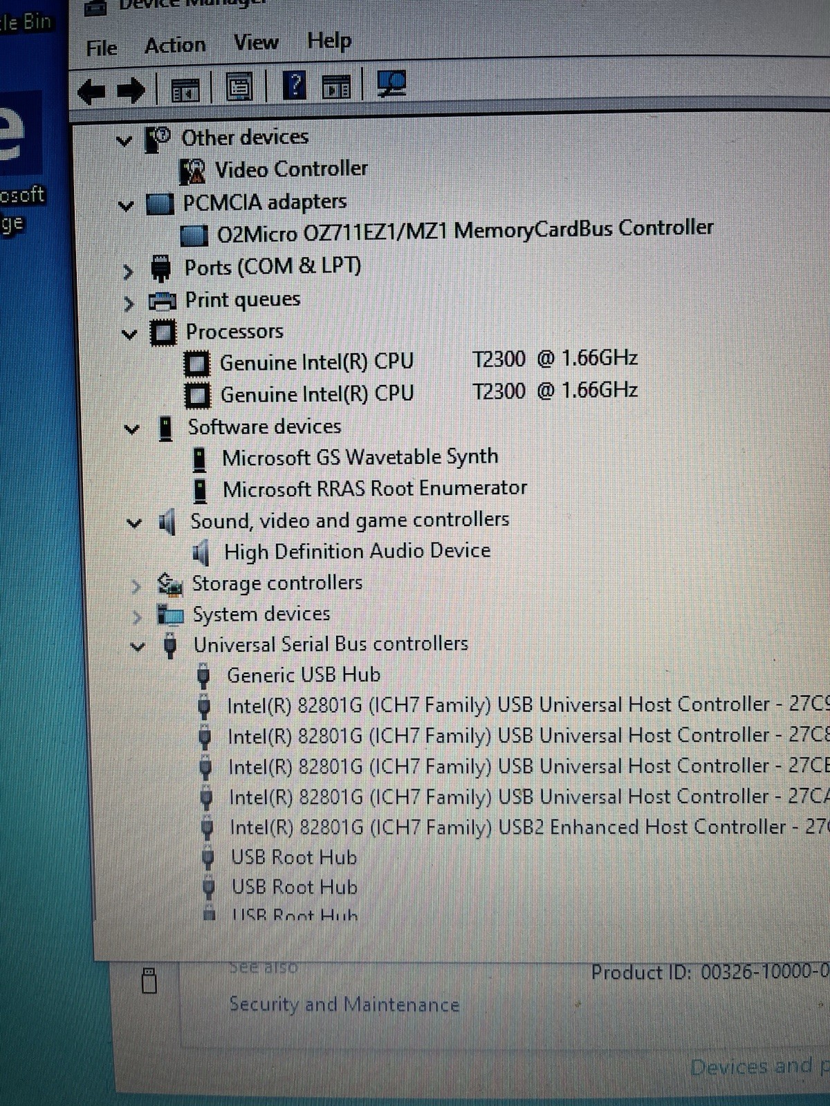 Dell D520 Laptop / 1.66ghz / 2gb / Windows 10/ Microsoft Office. Freezes Up